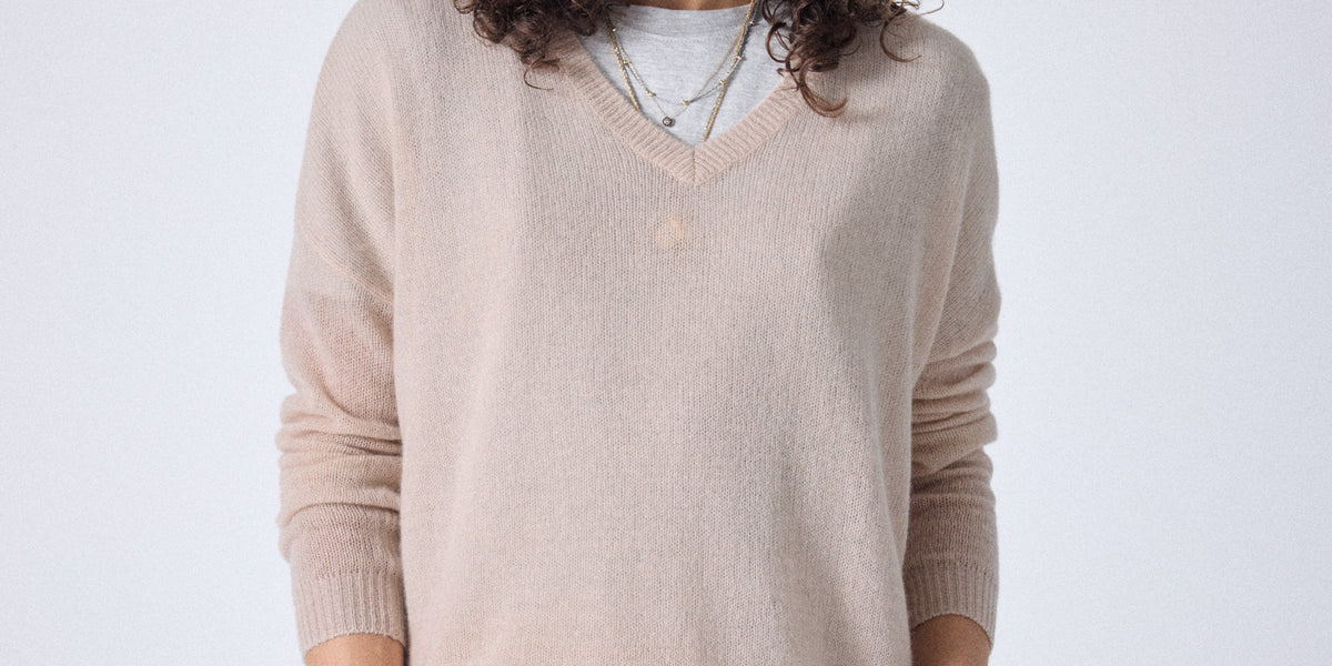 Pull En Cachemire 100% - Marque Absolut Cachemire - Taille M - Rose Corail - NEUF