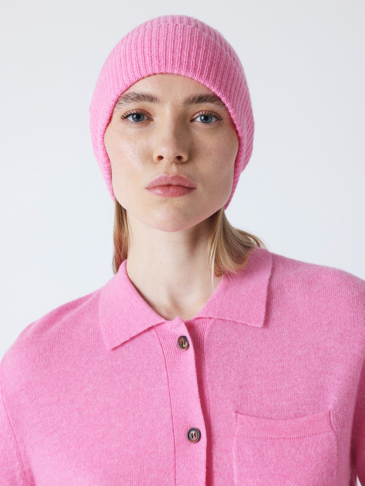 maeve - Bonnet 100% cachemire  - candy