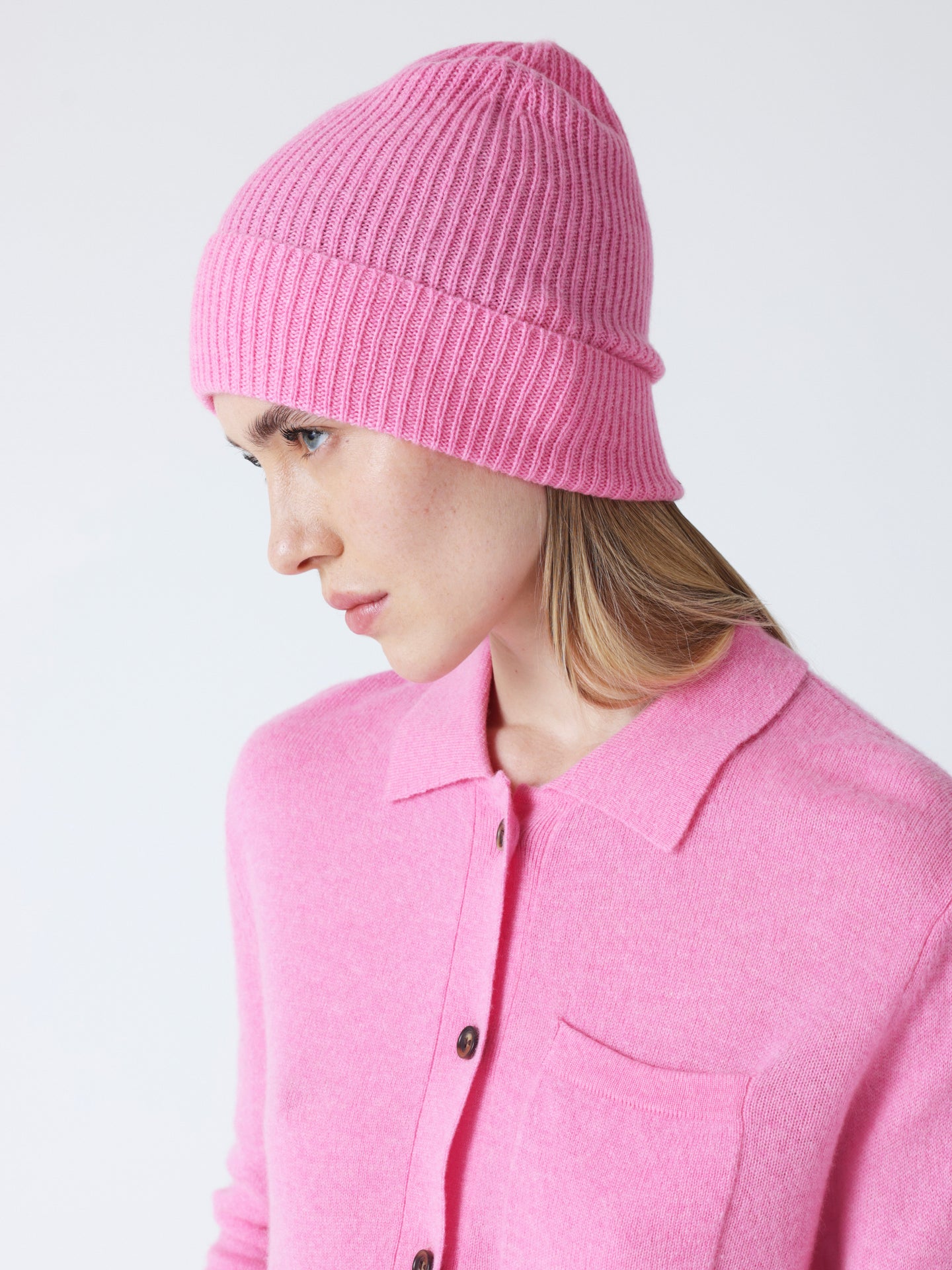 maeve - Bonnet 100% cachemire  - candy