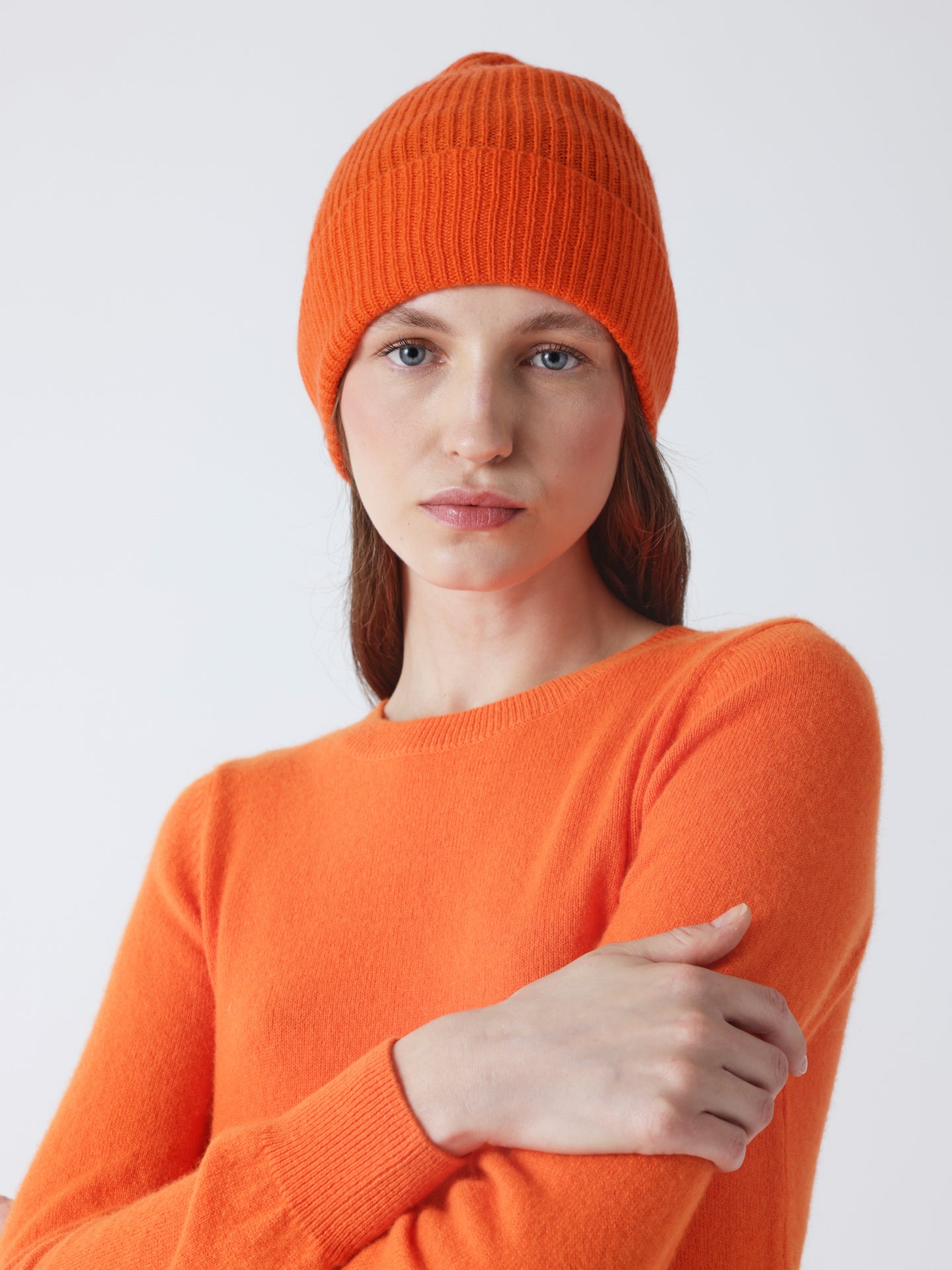 Maeve - Mütze aus 100 % Kaschmir - carrot