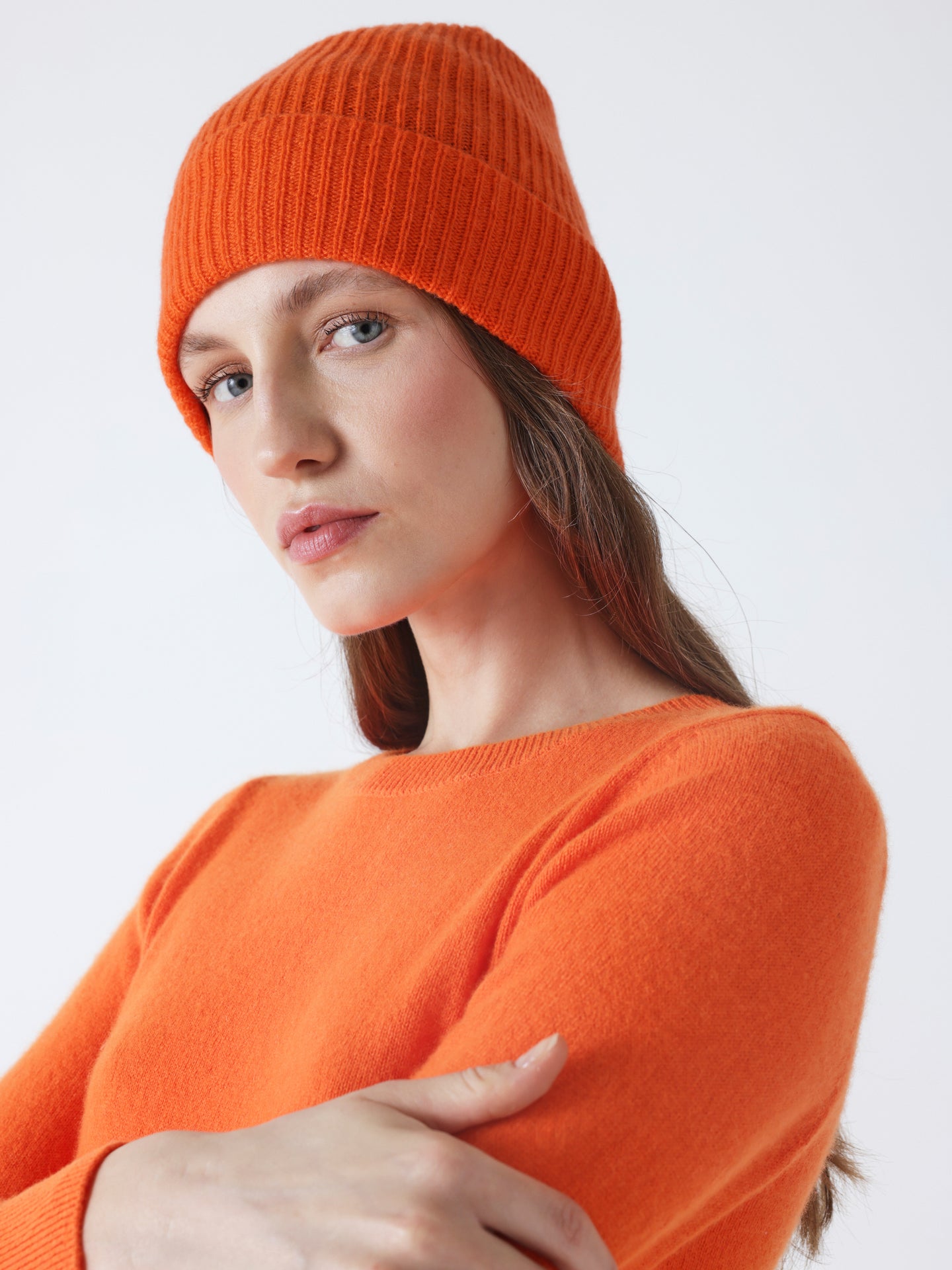 Maeve - Mütze aus 100 % Kaschmir - carrot