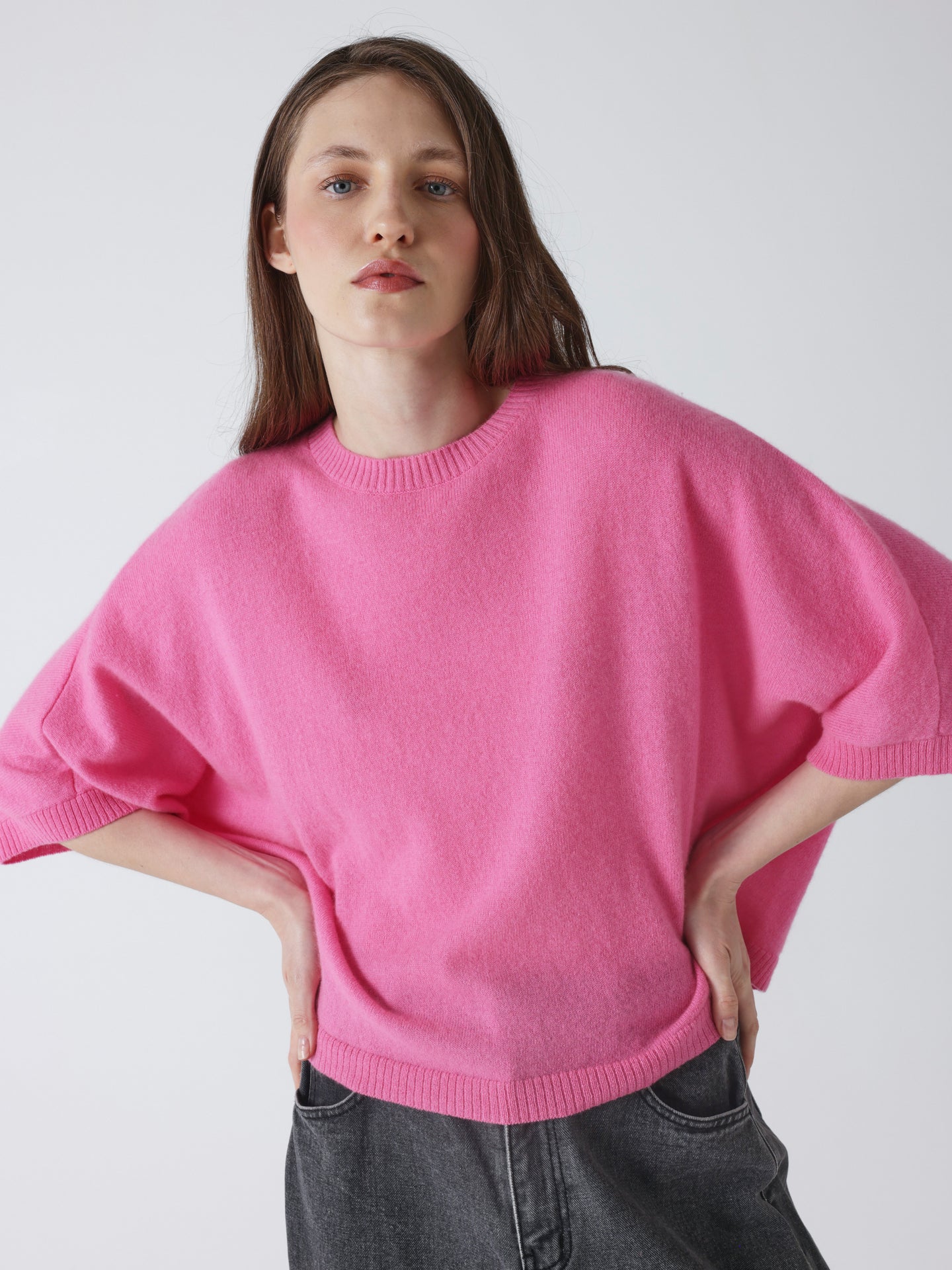 bettina - Pull oversize en cachemire - candy