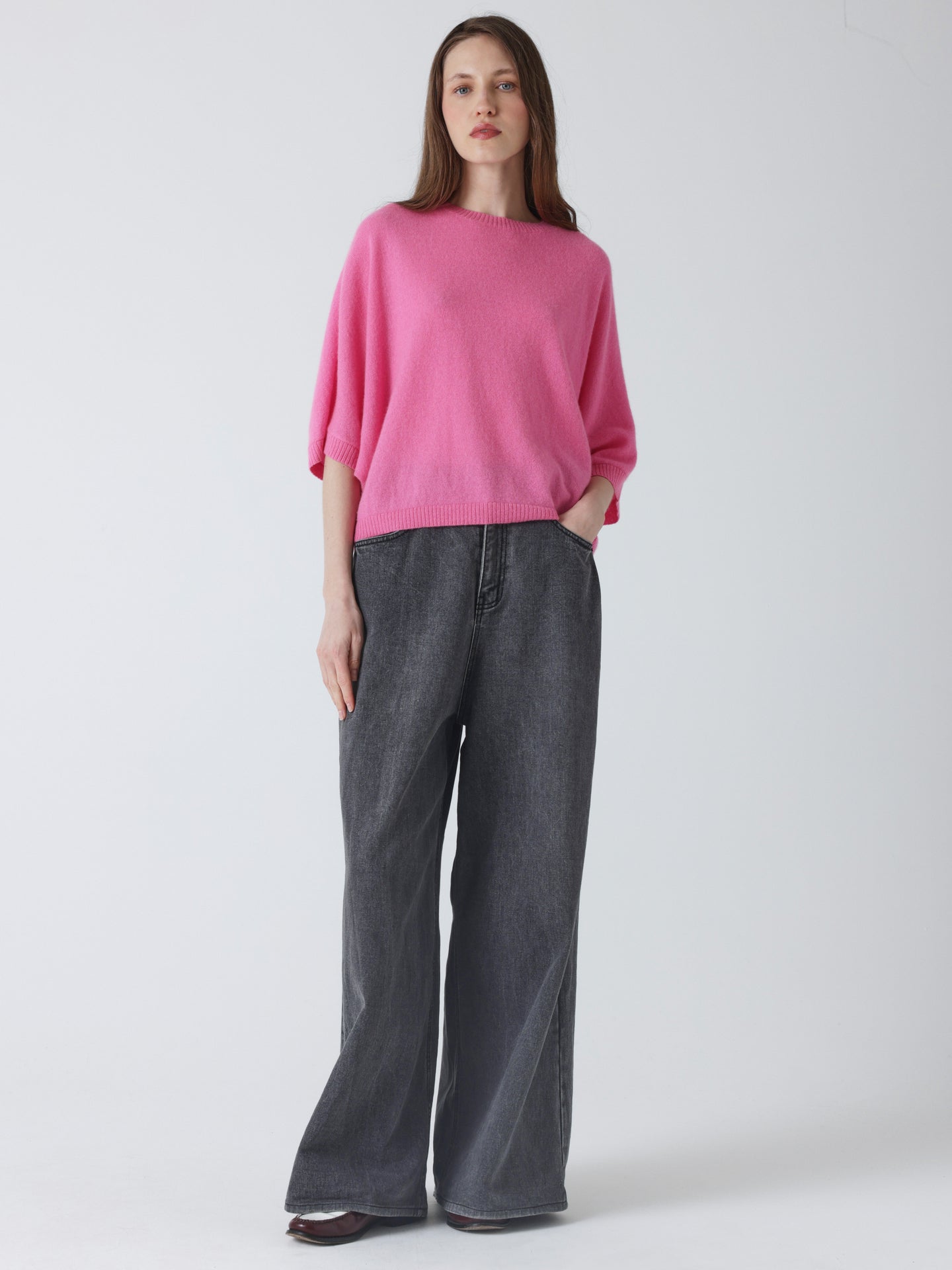 bettina - Pull oversize en cachemire - candy