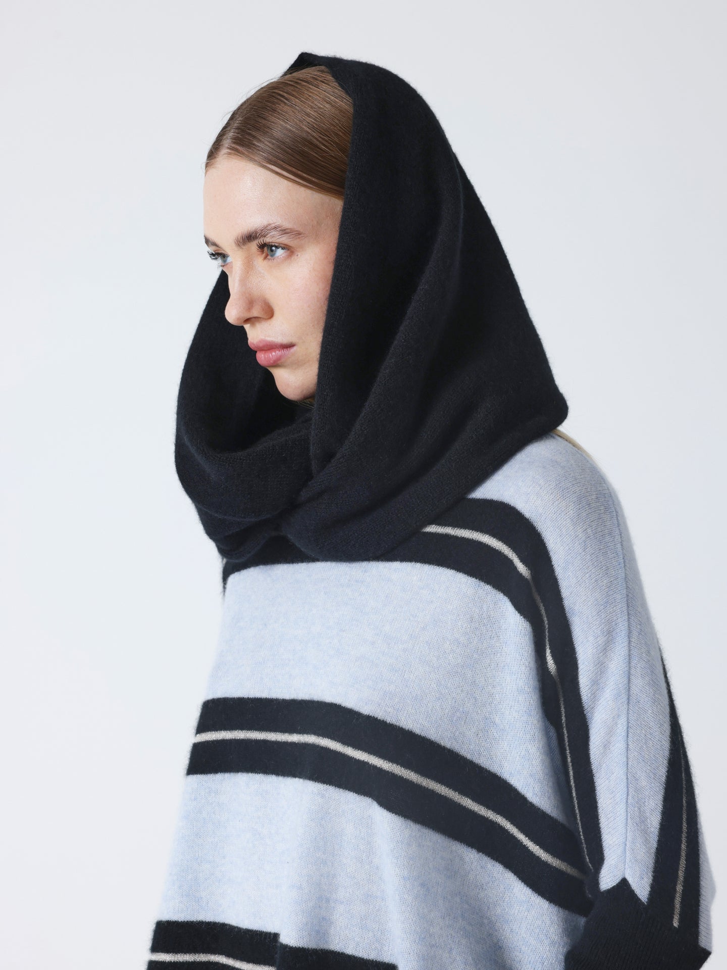 clorinda - Tour de cou 100% cachemire - black