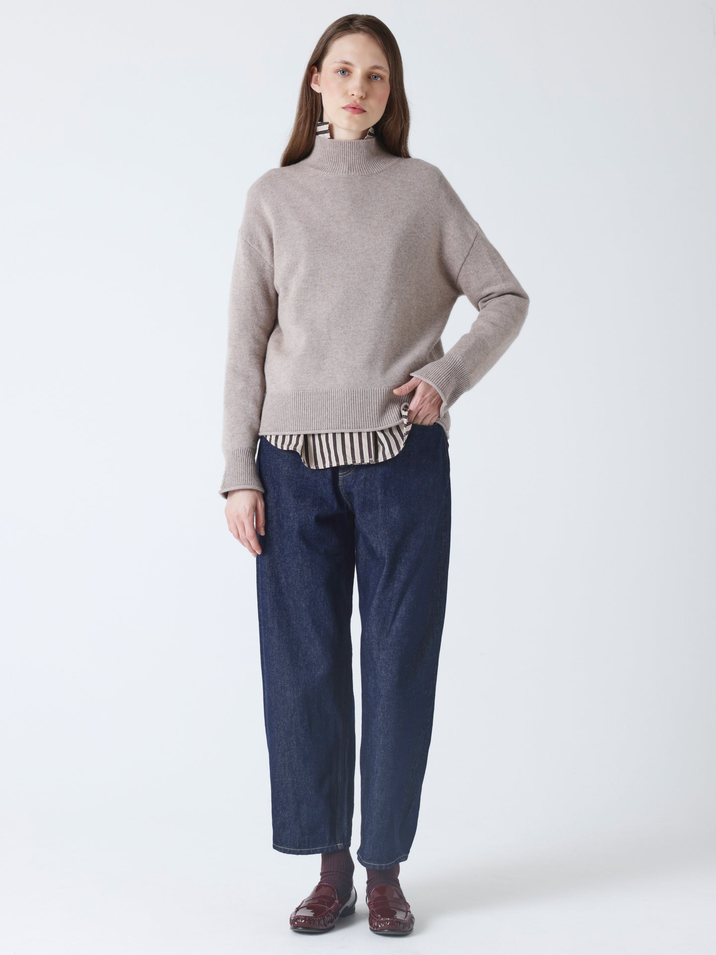 Zola - Wool and cashmere sweater - light heather beige