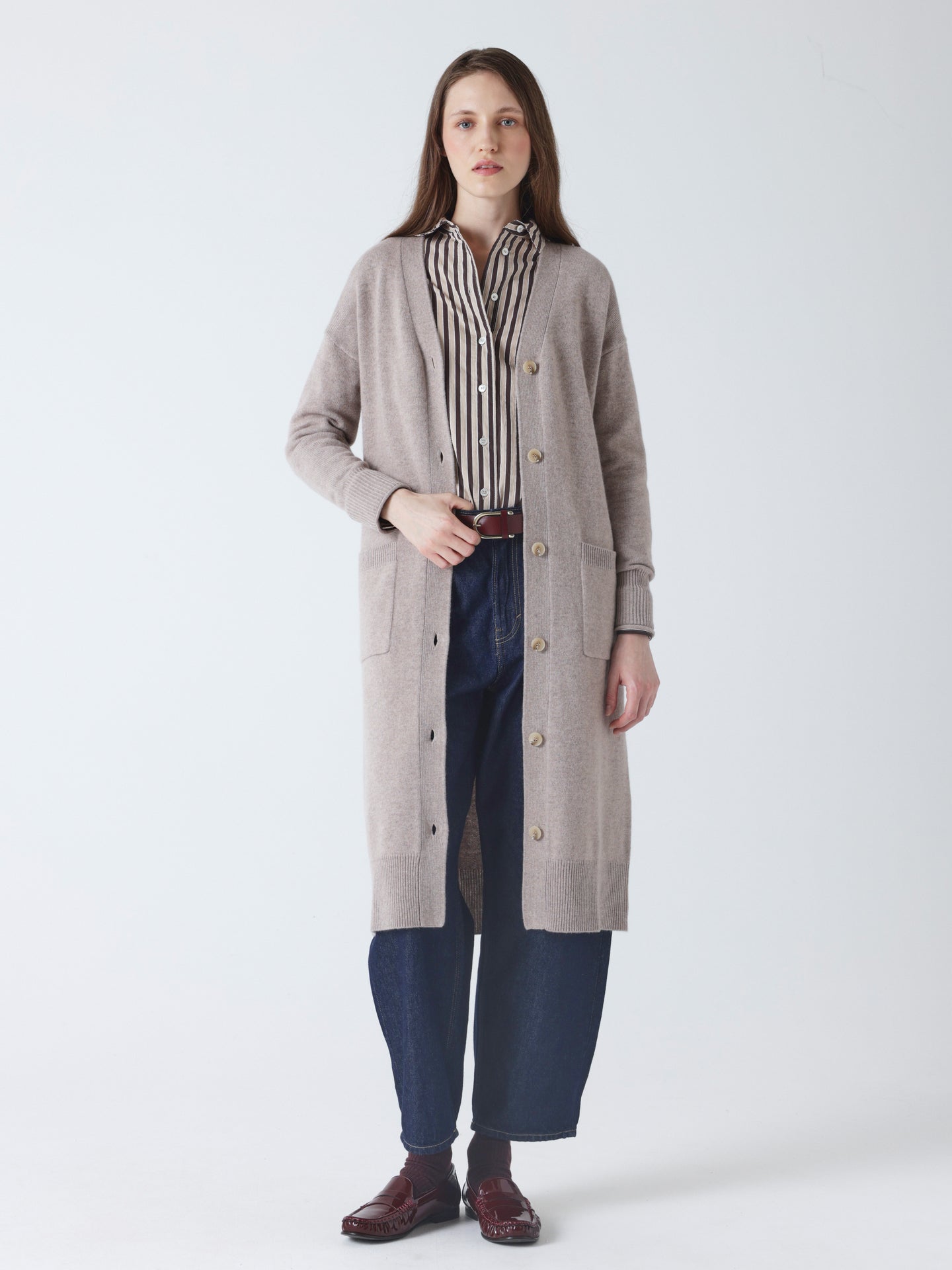 sabrina - Cardigan laine et cachemire - light heather beige