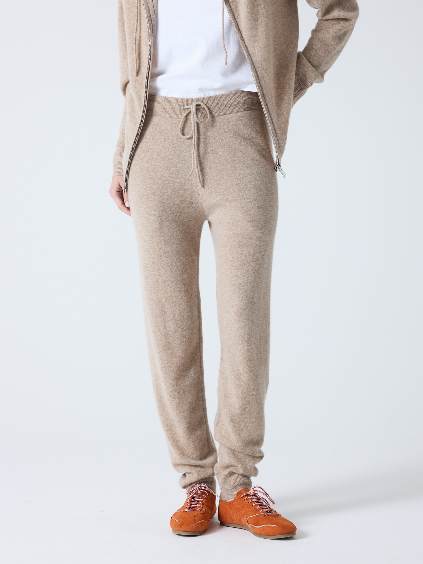 andrew - Jogging 100% cachemire - chestnut