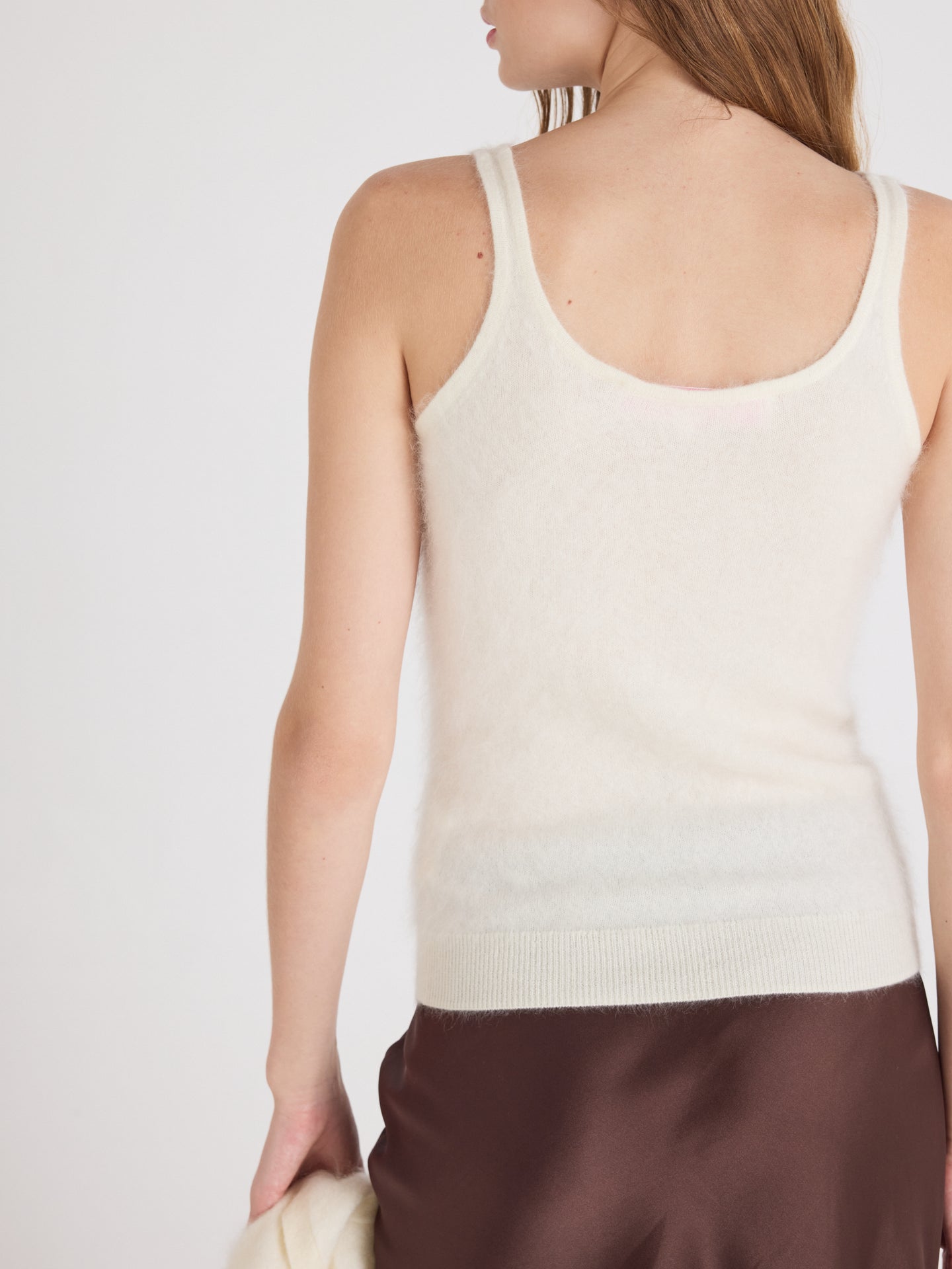 twinset billie - geborsteld kasjmier - cream