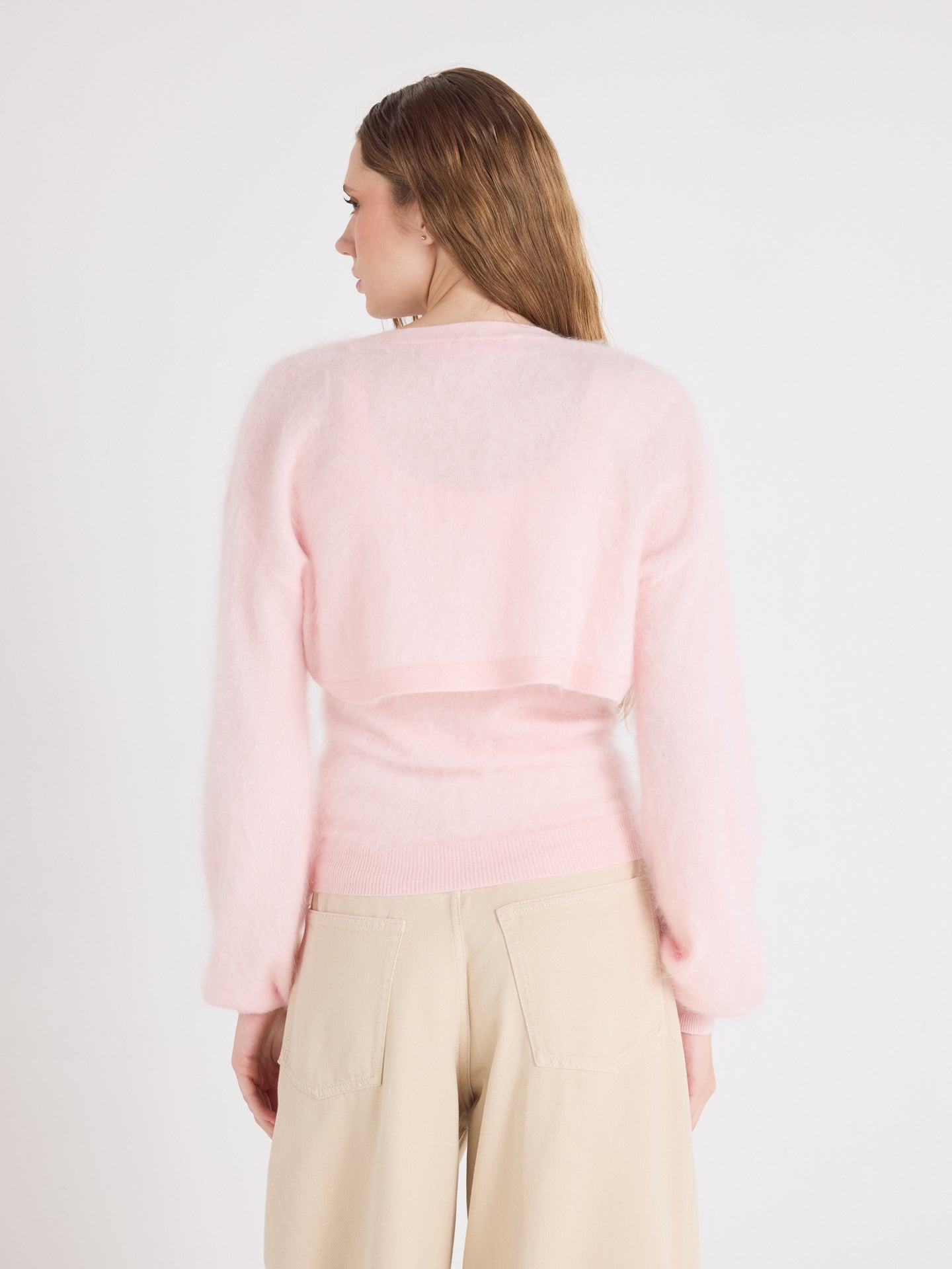 twinset billie - cachemire brossé - ice cream