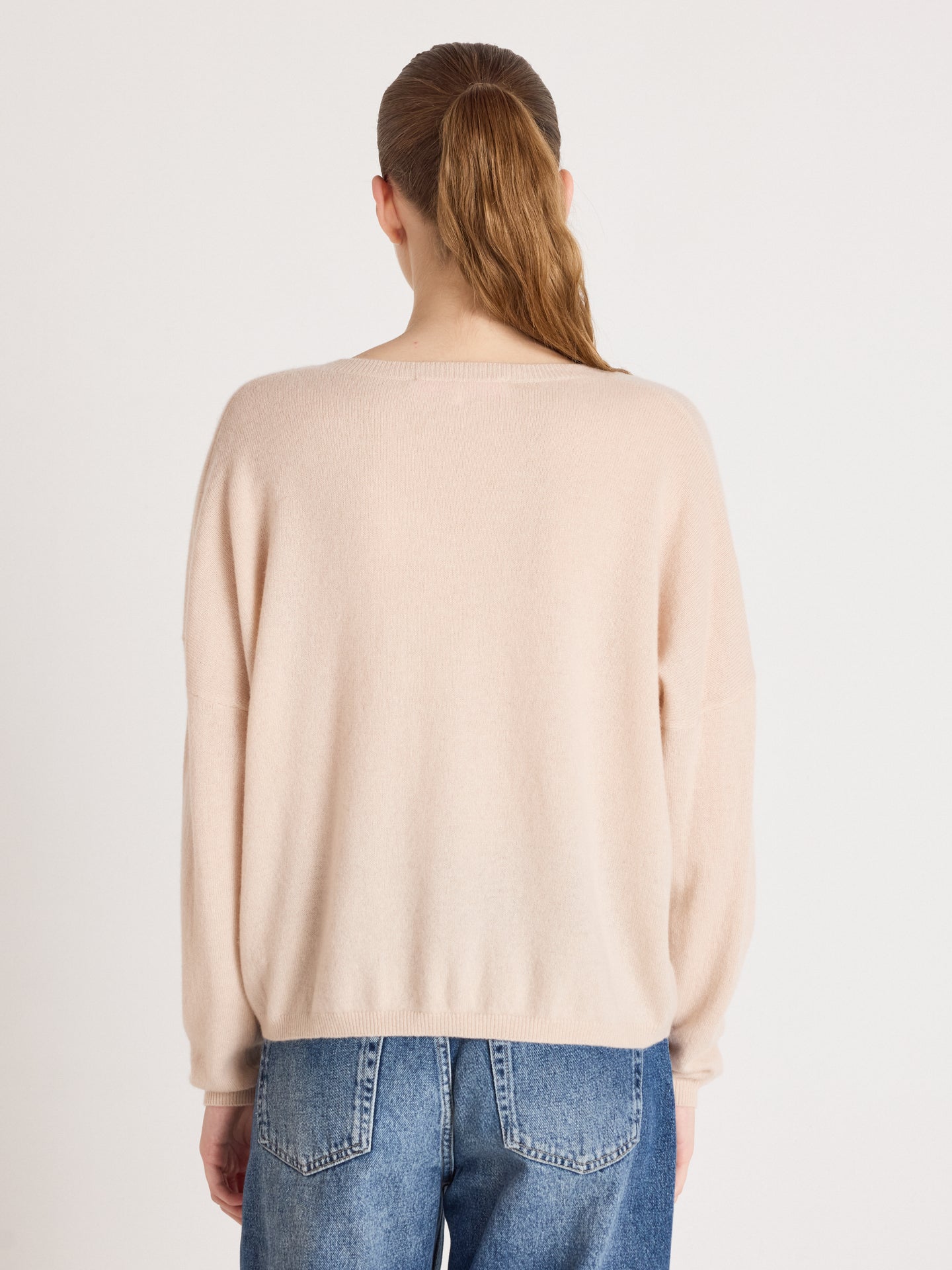 alicia sweater - cashmere - shell