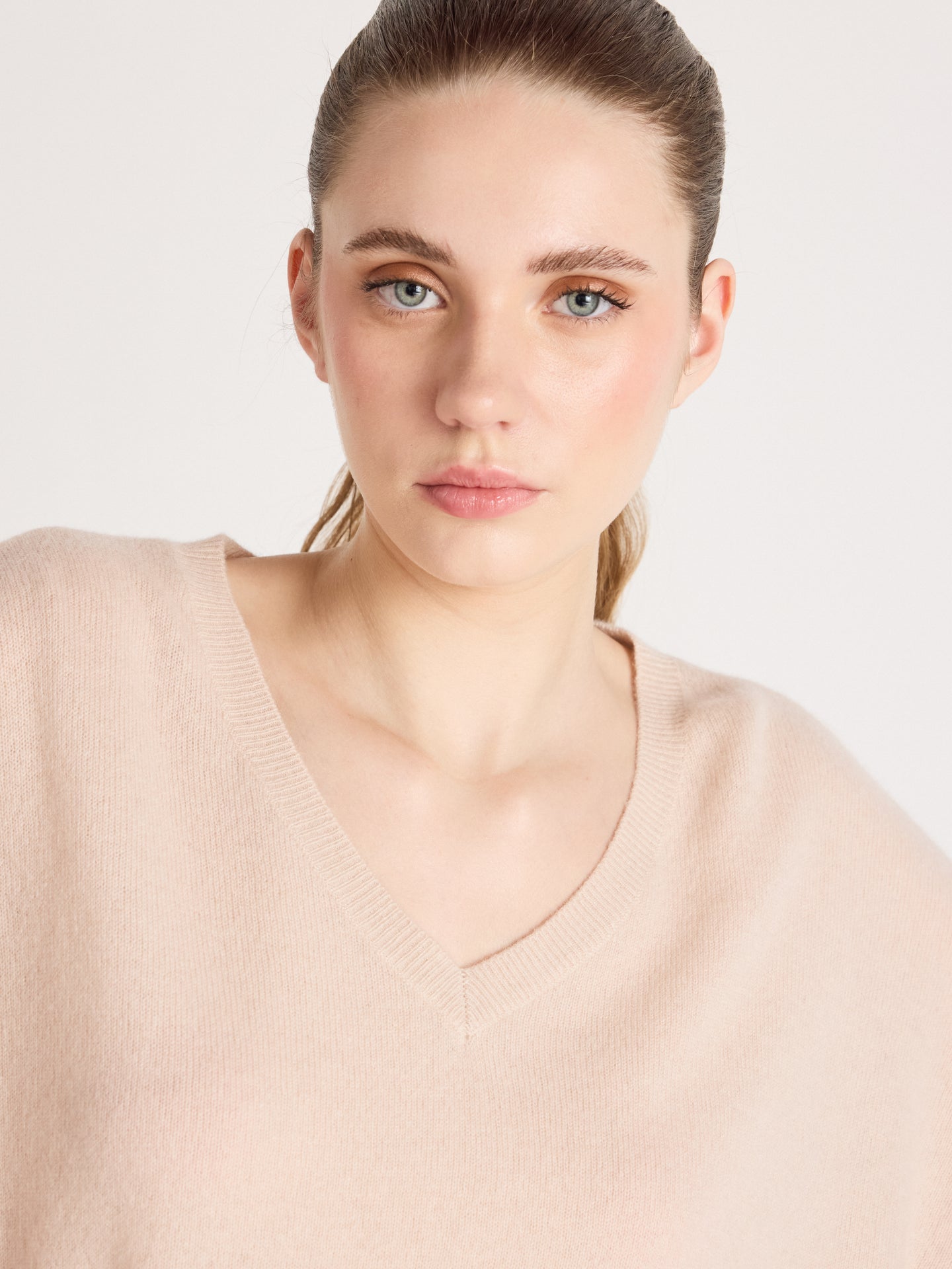 alicia sweater - cashmere - shell