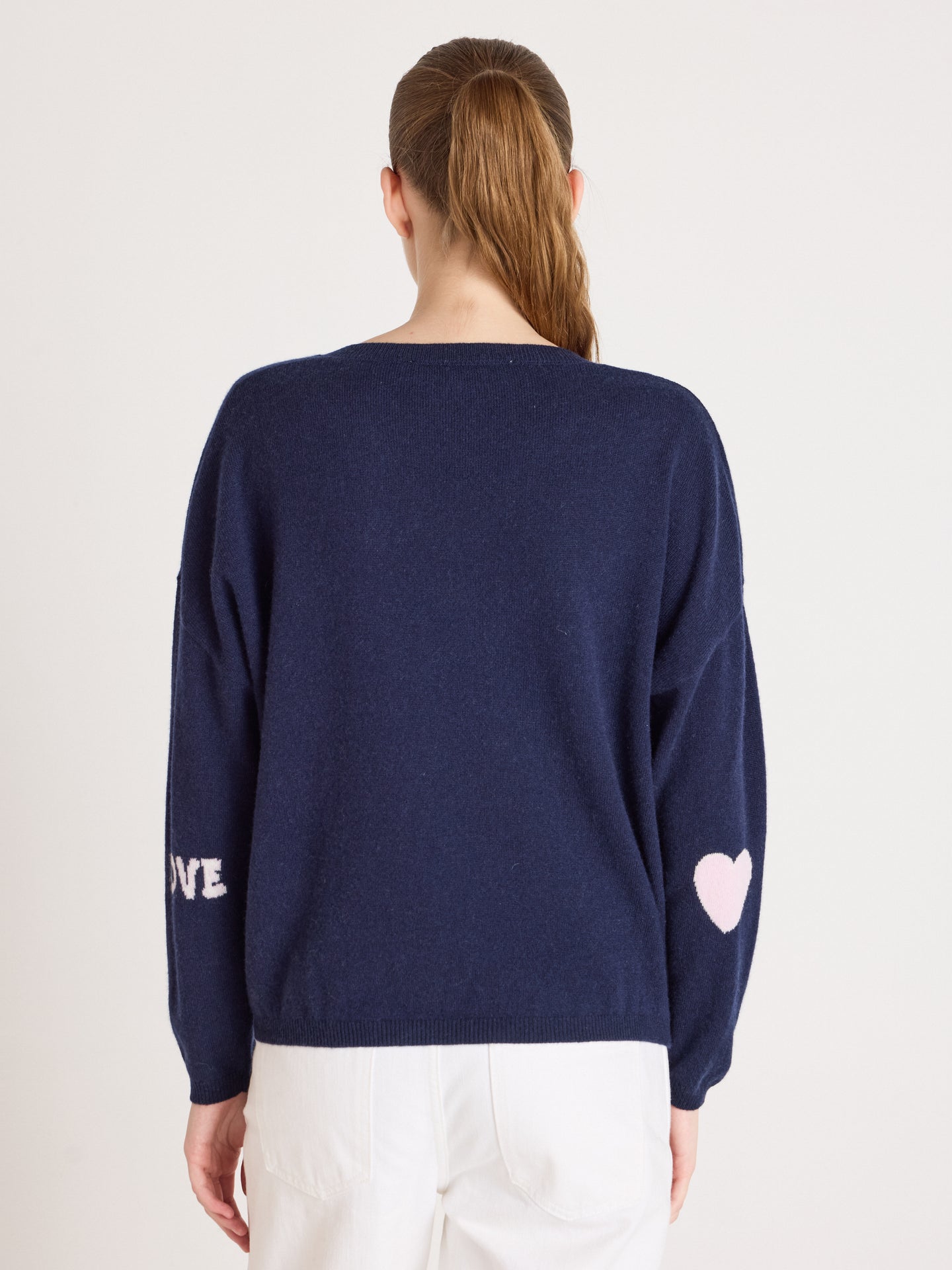 kennedy sweater - cashmere - navy