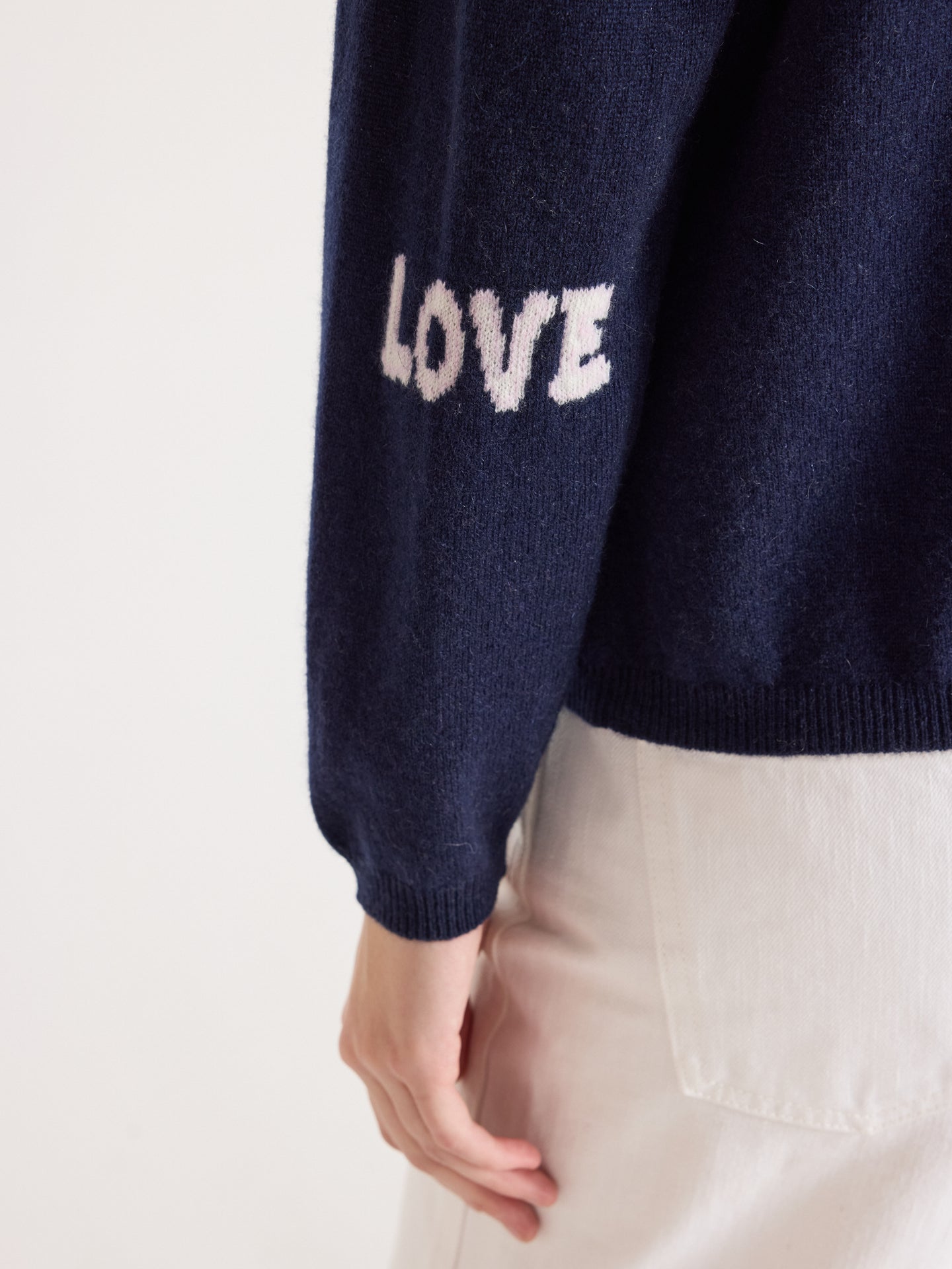 kennedy sweater - cashmere - navy