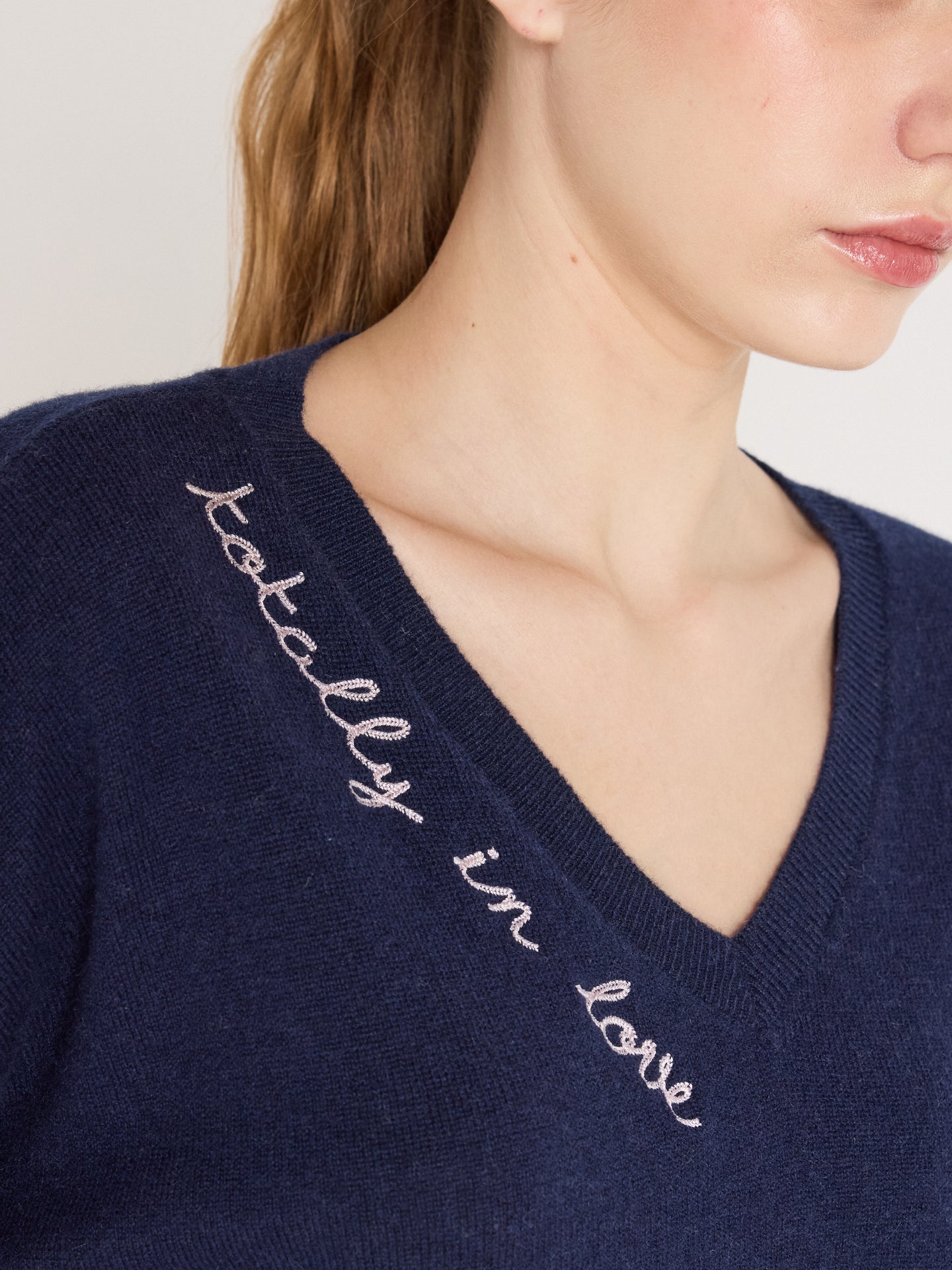 kennedy sweater - cashmere - navy