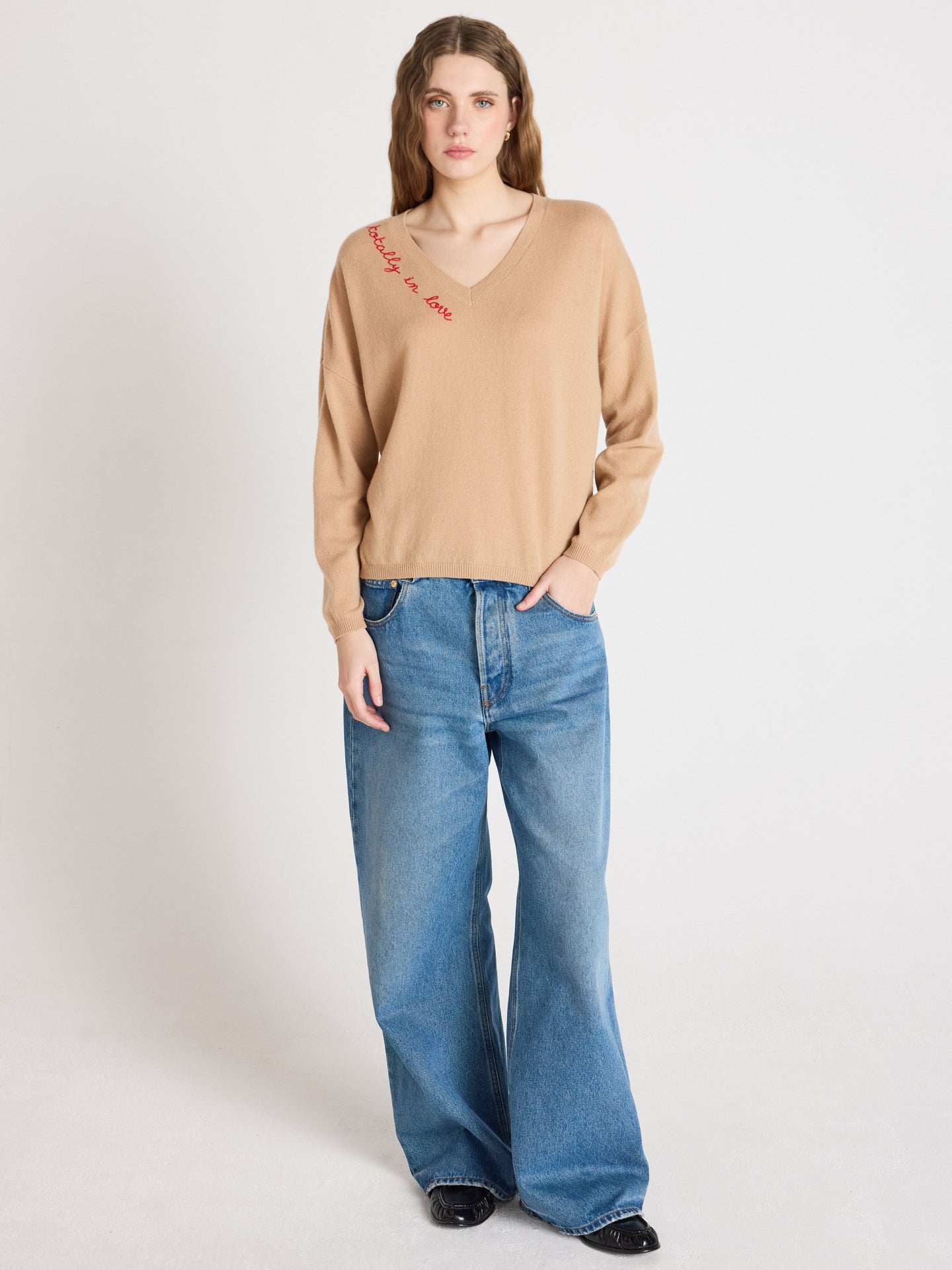 kennedy sweater - cashmere - shell