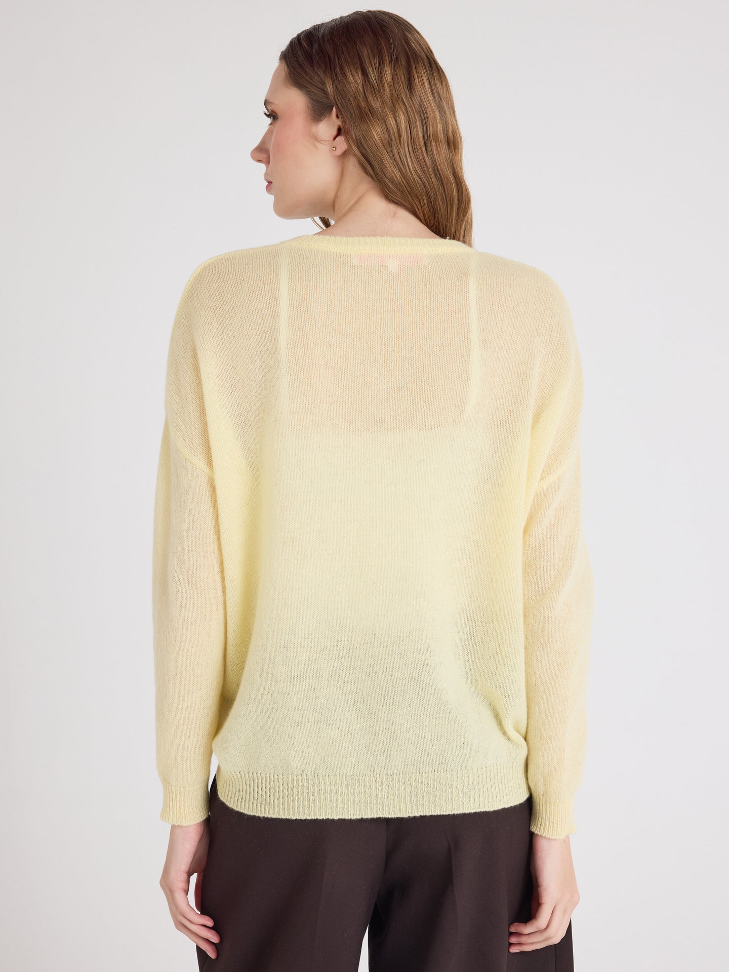 pull angelica - cachemire léger - limelight