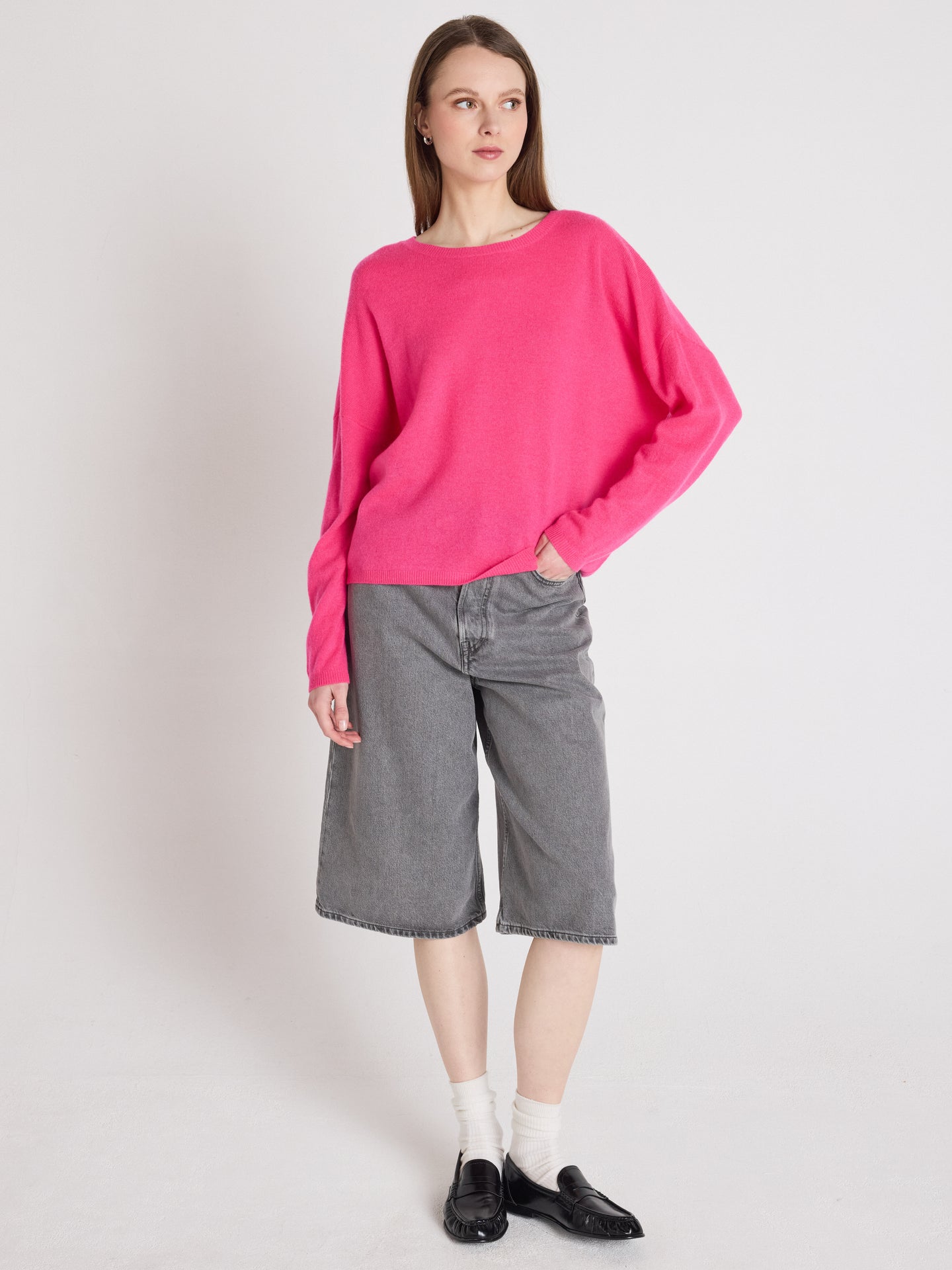 maglione kaira - cashmere - fuchsia