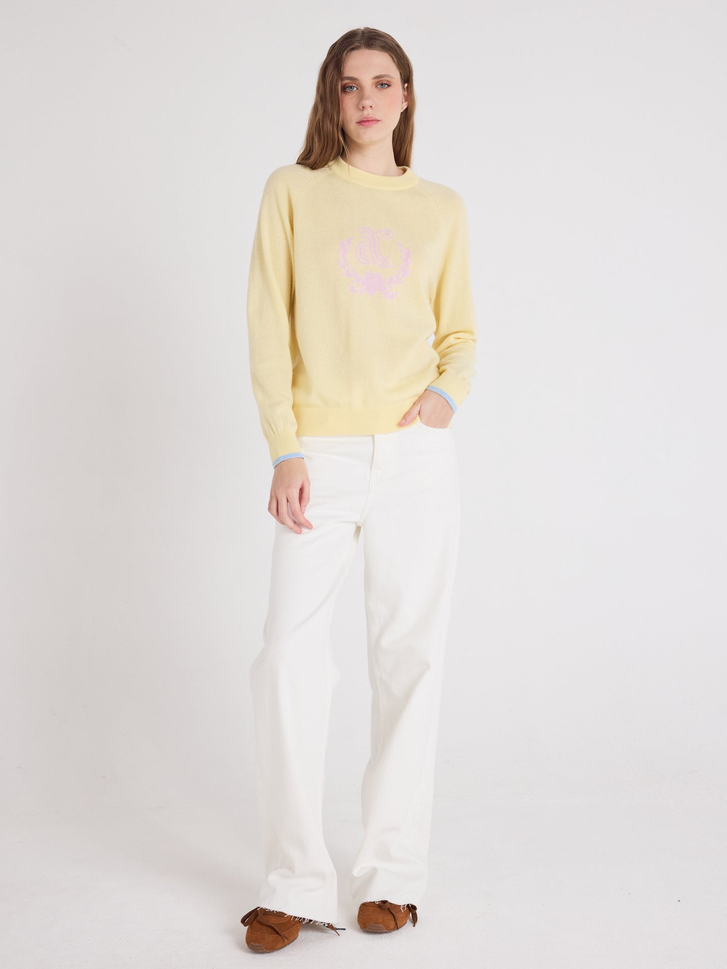 maglione hailey - cashmere - limelight
