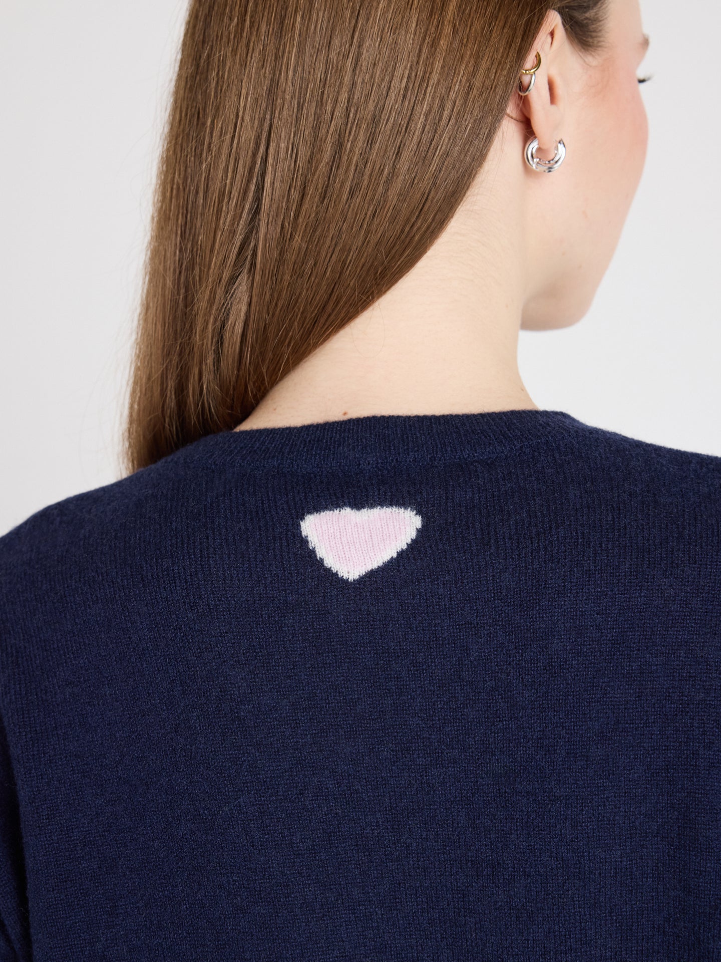 pullover leah - Kaschmir - Navy