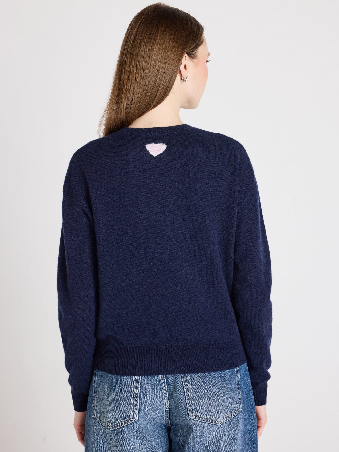 pullover leah - Kaschmir - Navy