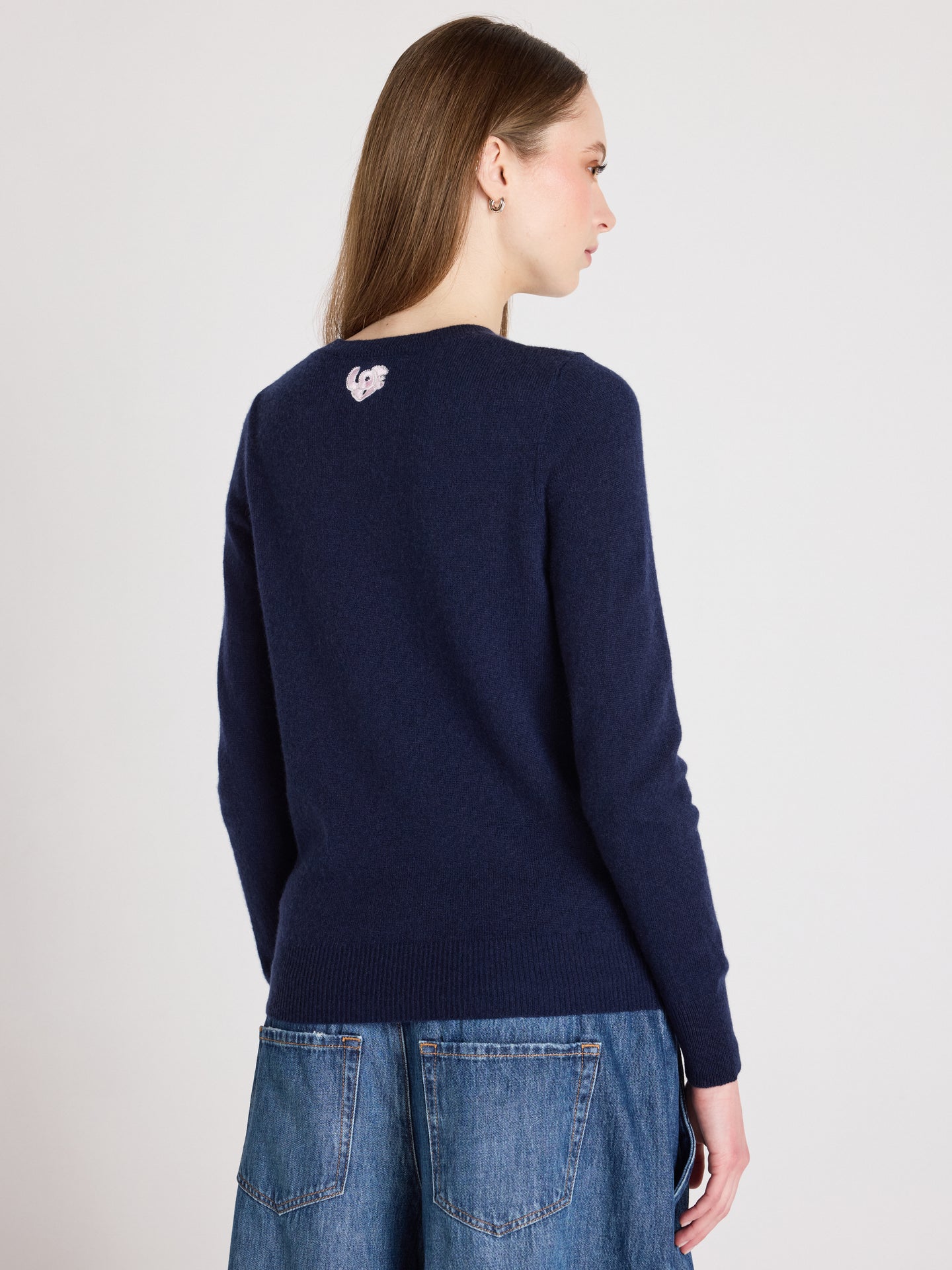 pullover kylie - Kaschmir - Navy