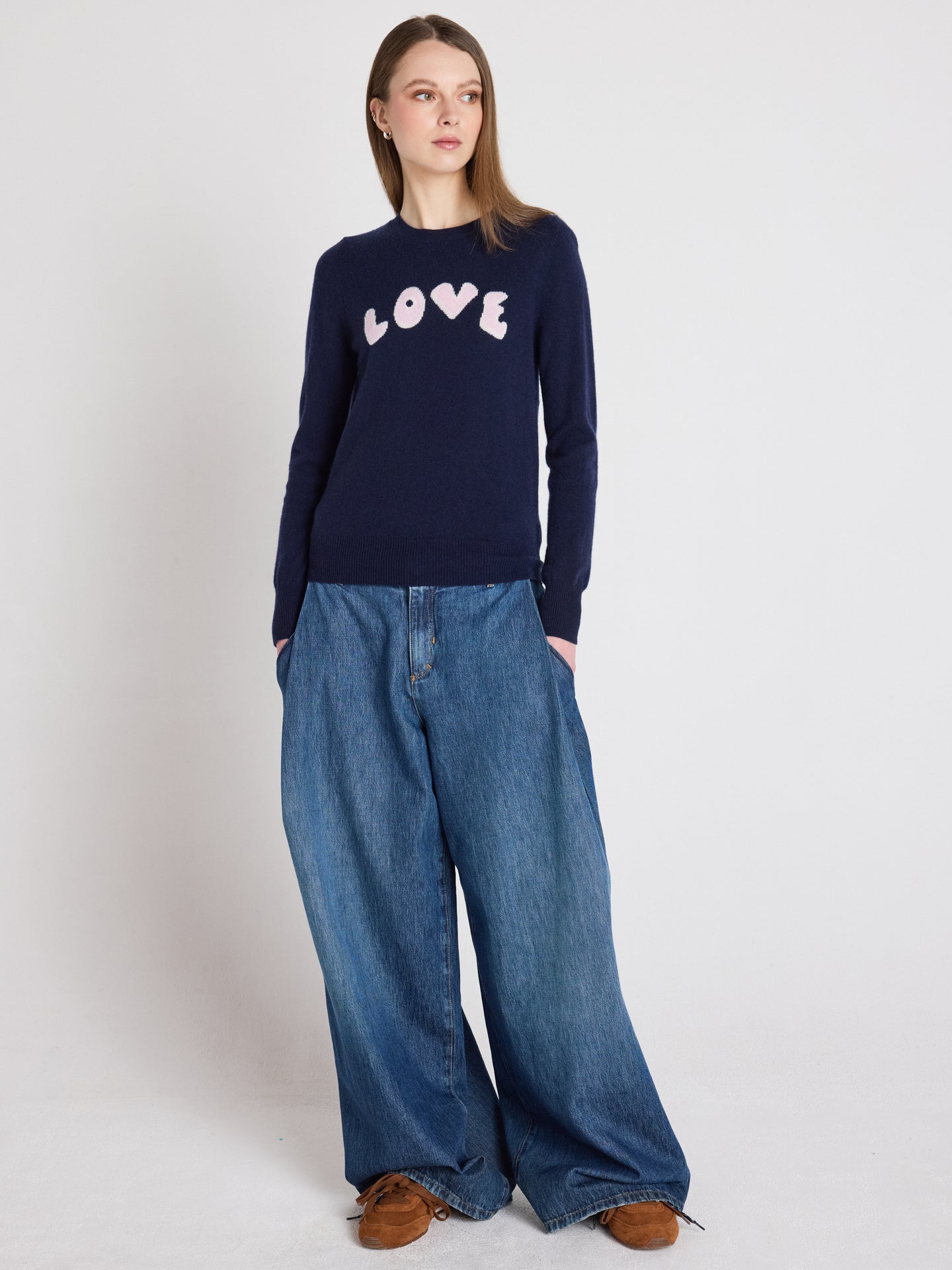 pullover kylie - Kaschmir - Navy