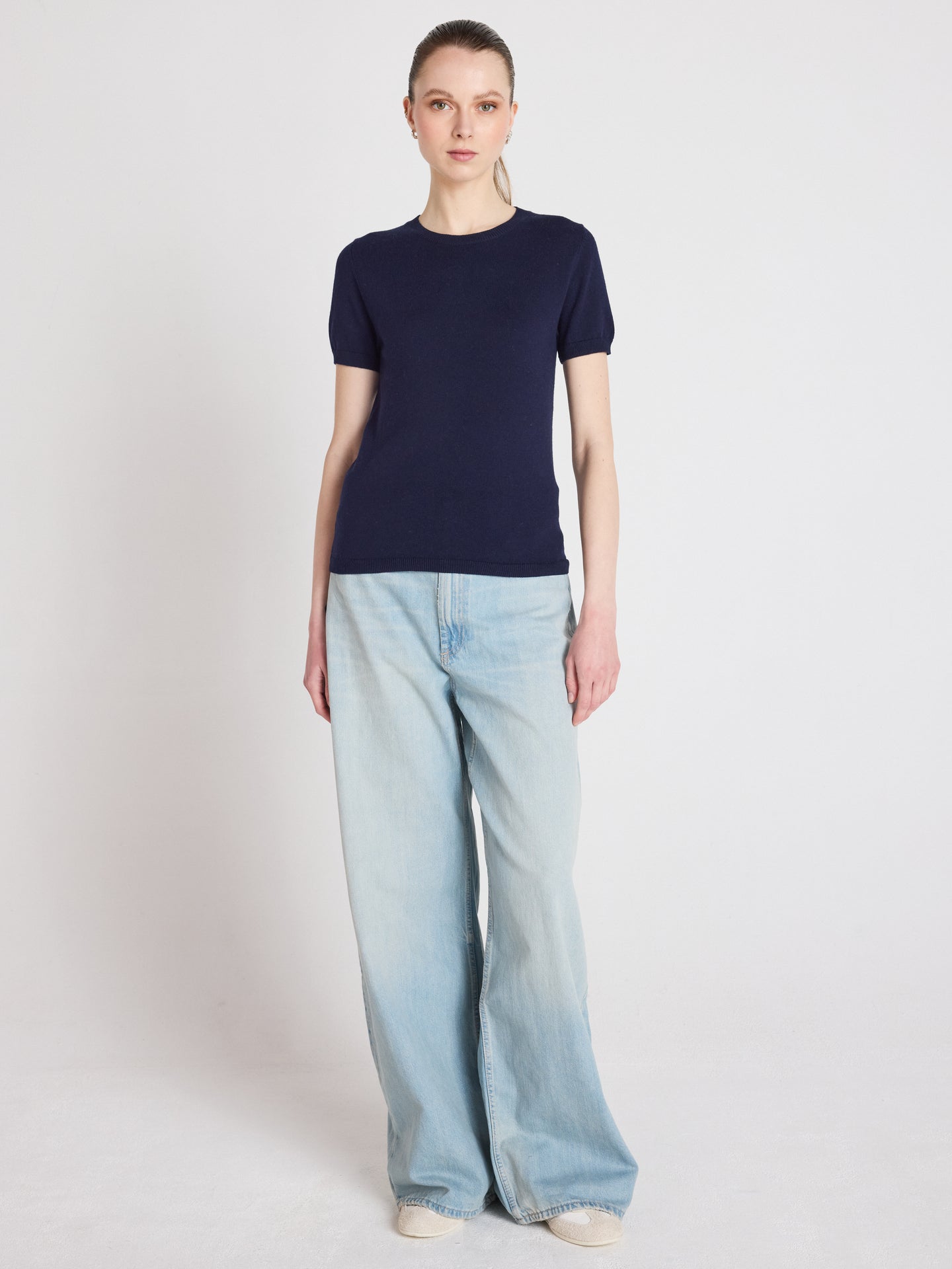 pull amelia - coton cachemire - navy