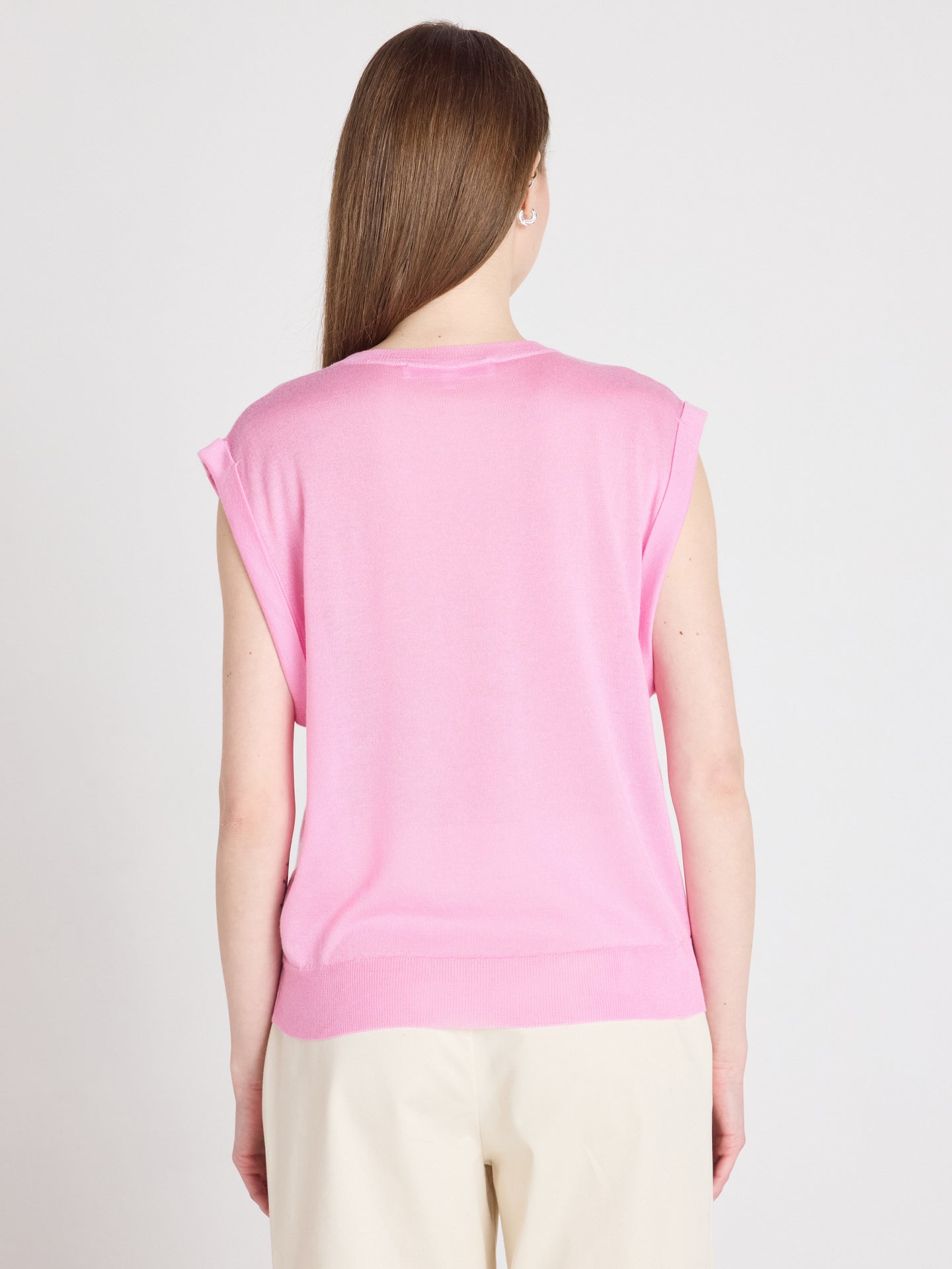 t-shirt naomi - lyocell cachemire - dragon fruit