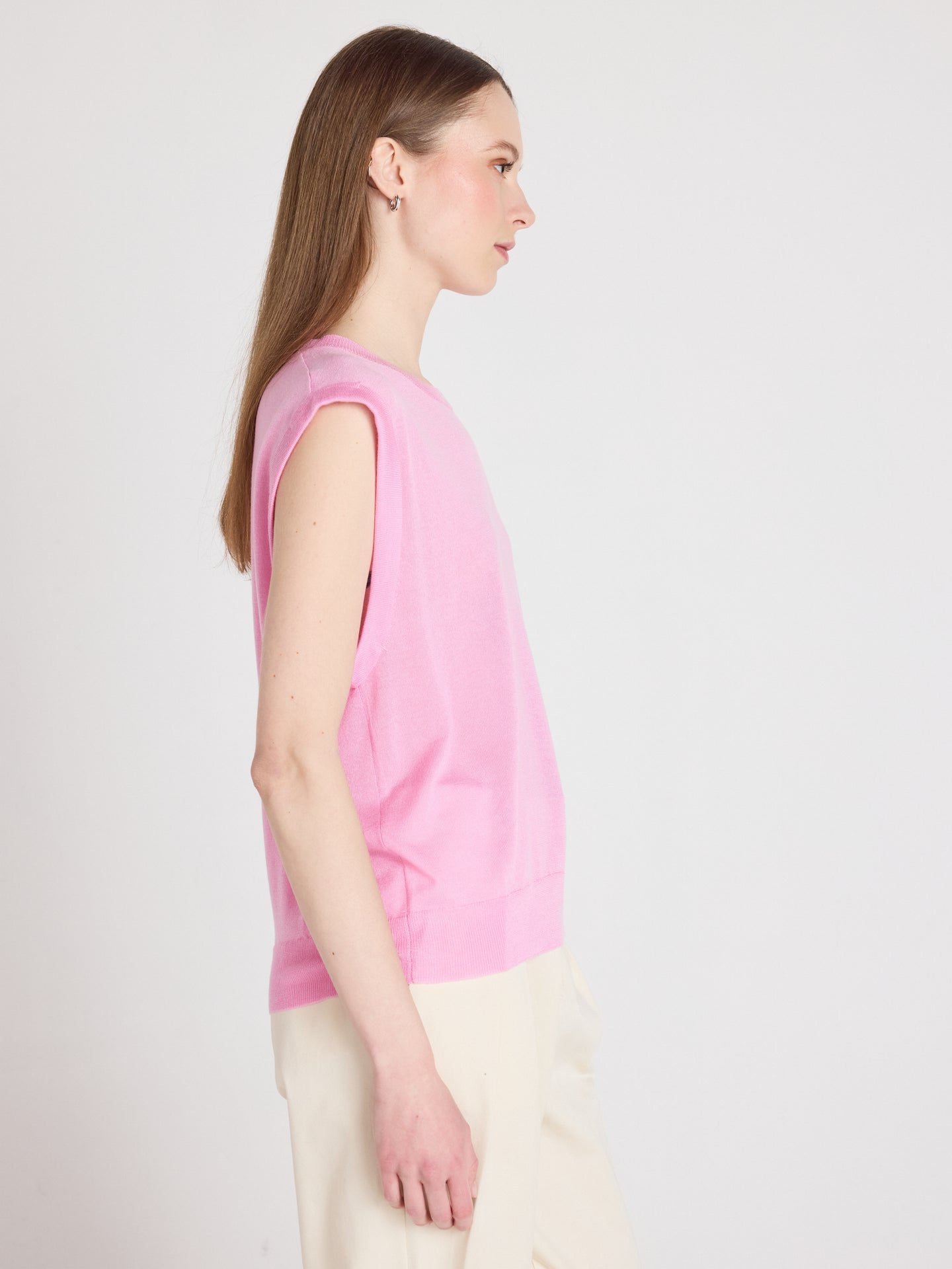 t-shirt naomi - lyocell cachemire - dragon fruit