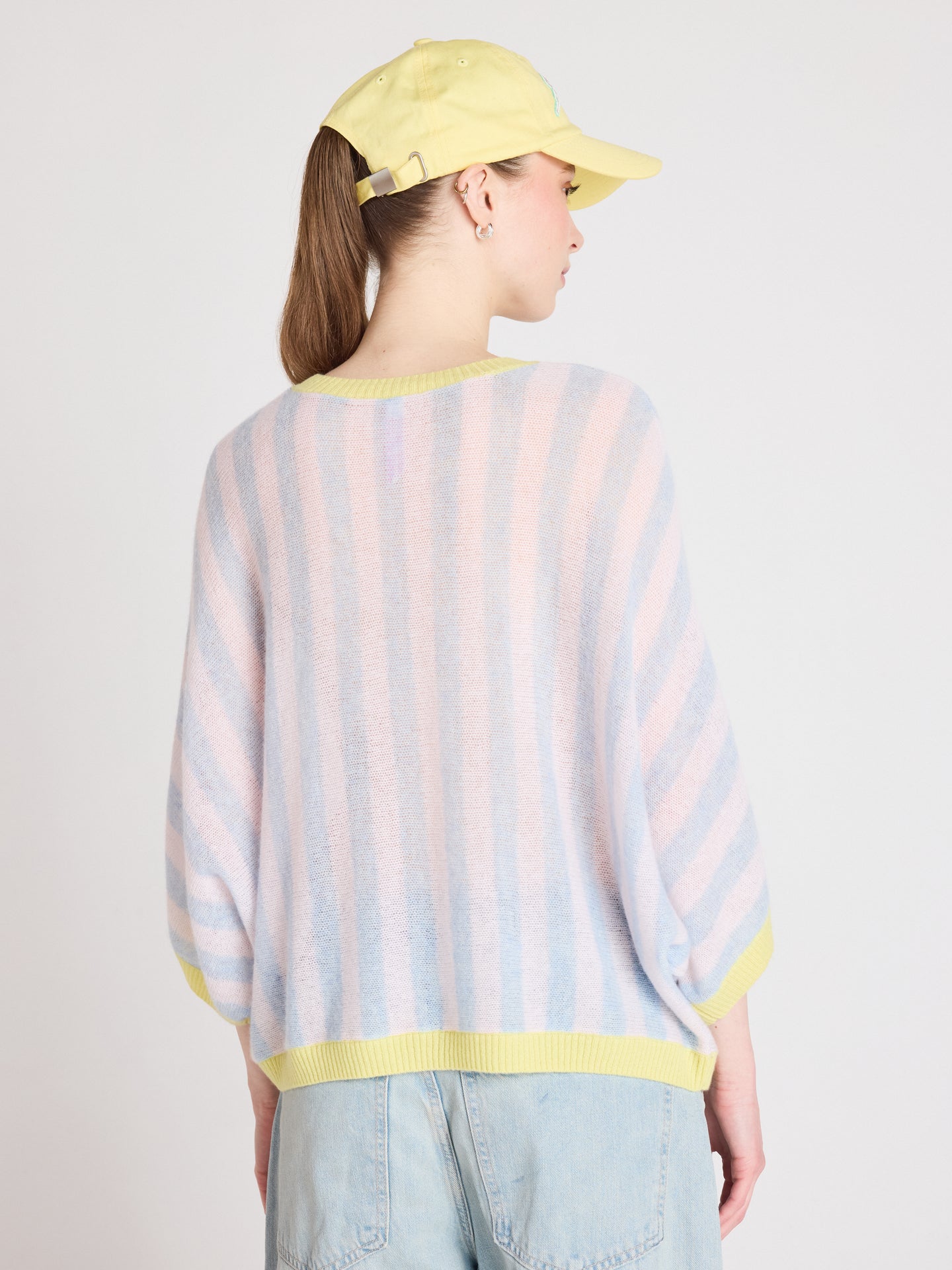 pull nettie - cachemire léger - sky