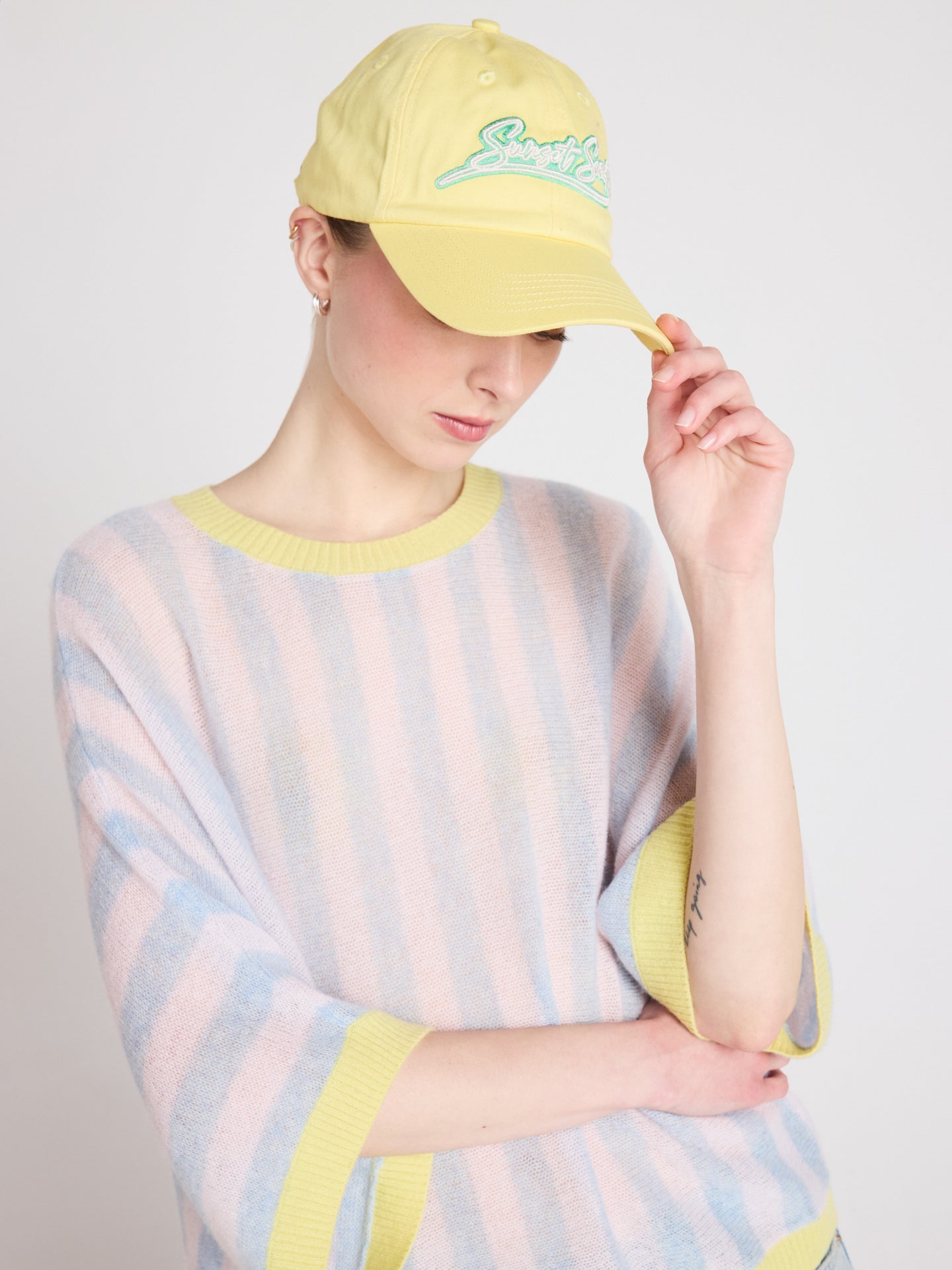 pull nettie - cachemire léger - sky