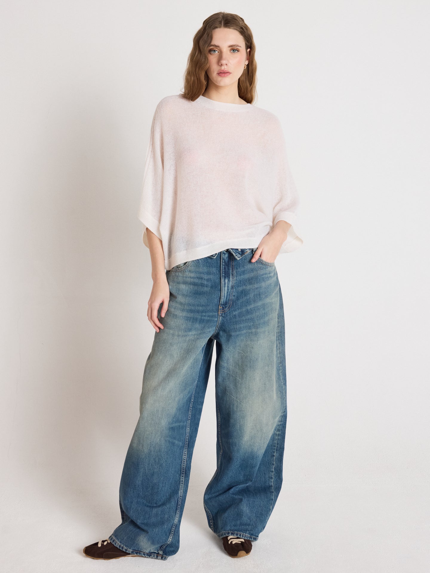 benedicta - Pull 100% cachemire - cream