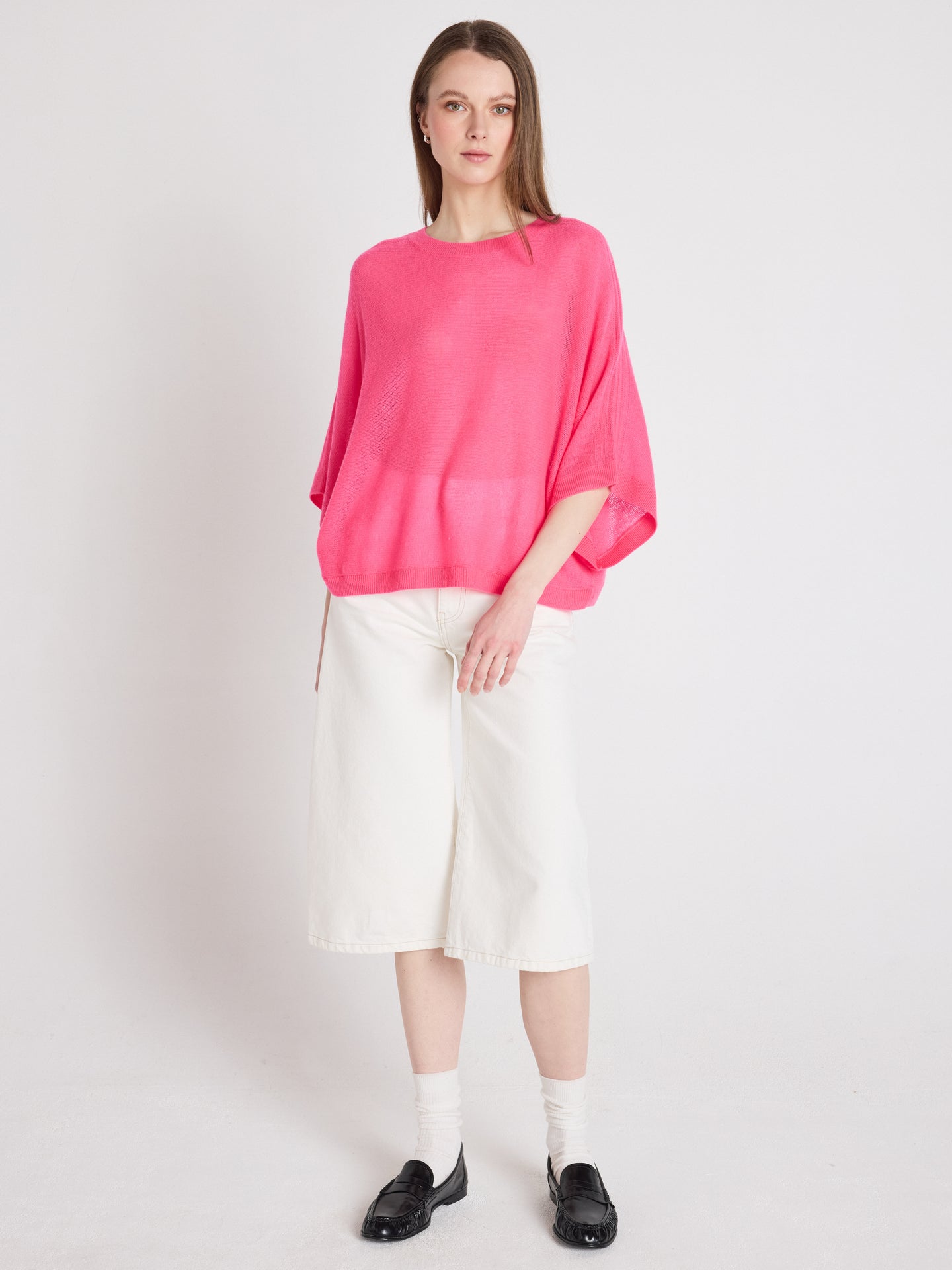 benedicta - Pull 100% cachemire - fuchsia