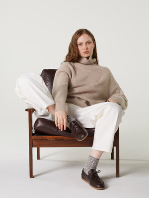 Bertille jumper - Thick Cashmere - oat