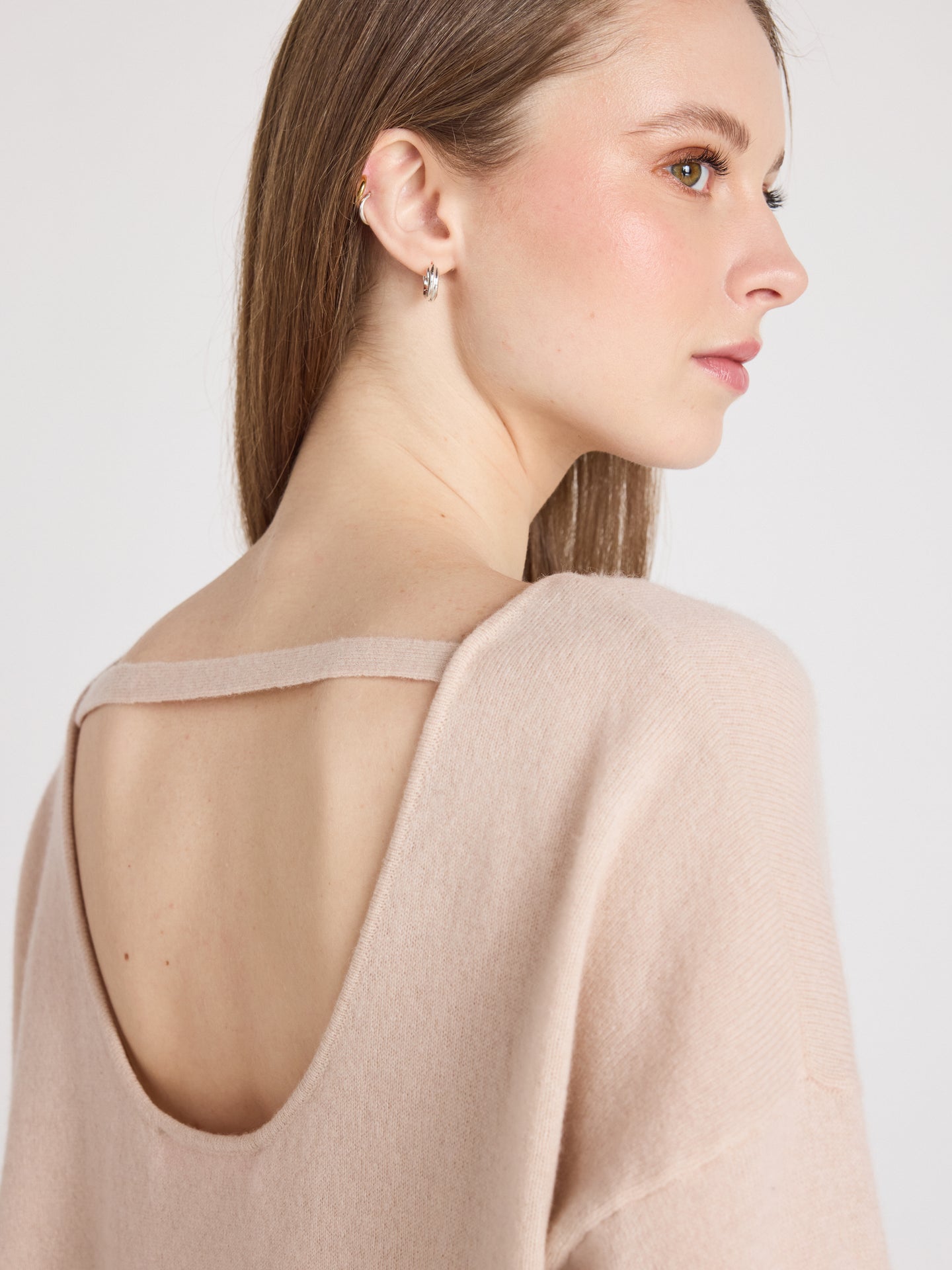 ivy - Neckholderpullover aus Kaschmir - shell