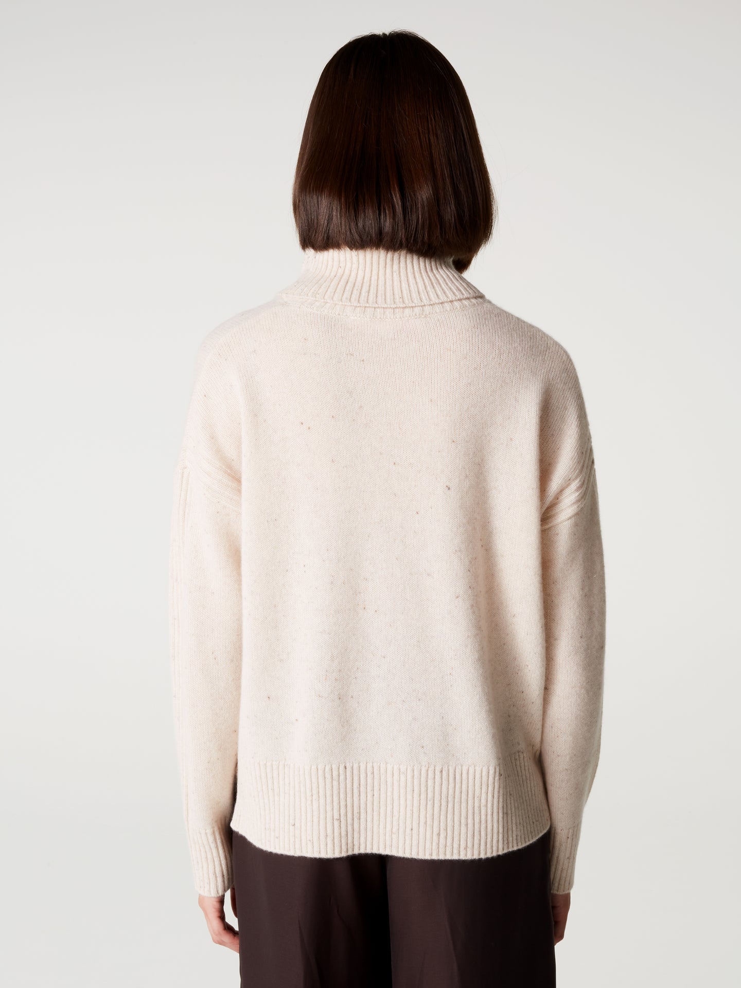 pull candace - Cachemire épais - white neps