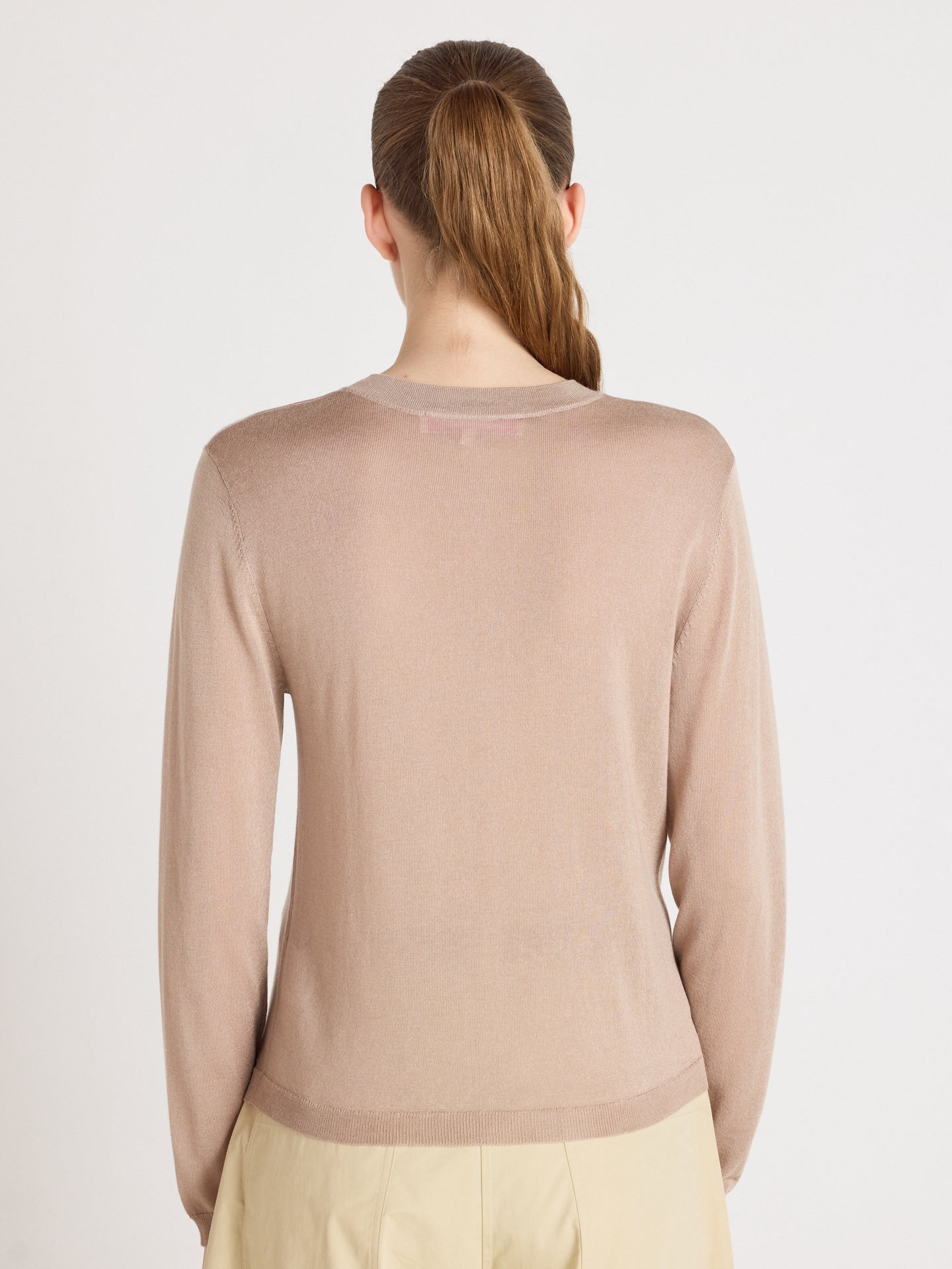 cardigan maddie - lyocell en kasjmier - earth
