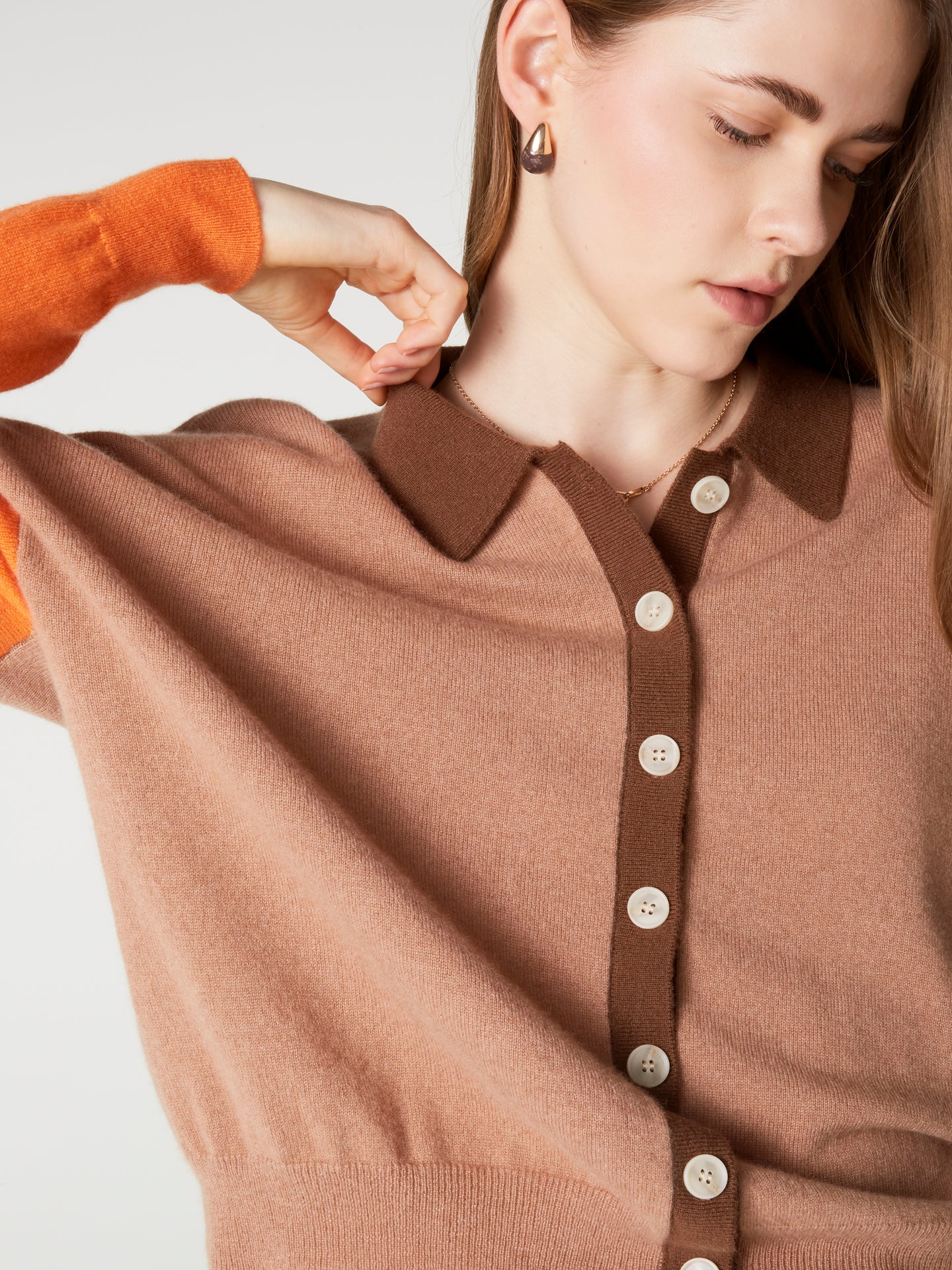 chemise majura fancy - Cachemire - light brown