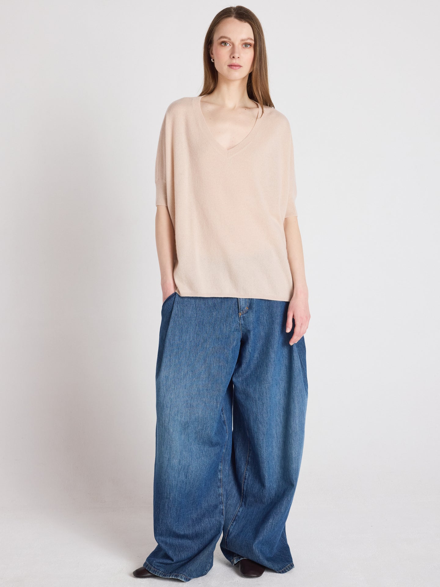 Kate - Poncho aus 100 % Kaschmir - shell