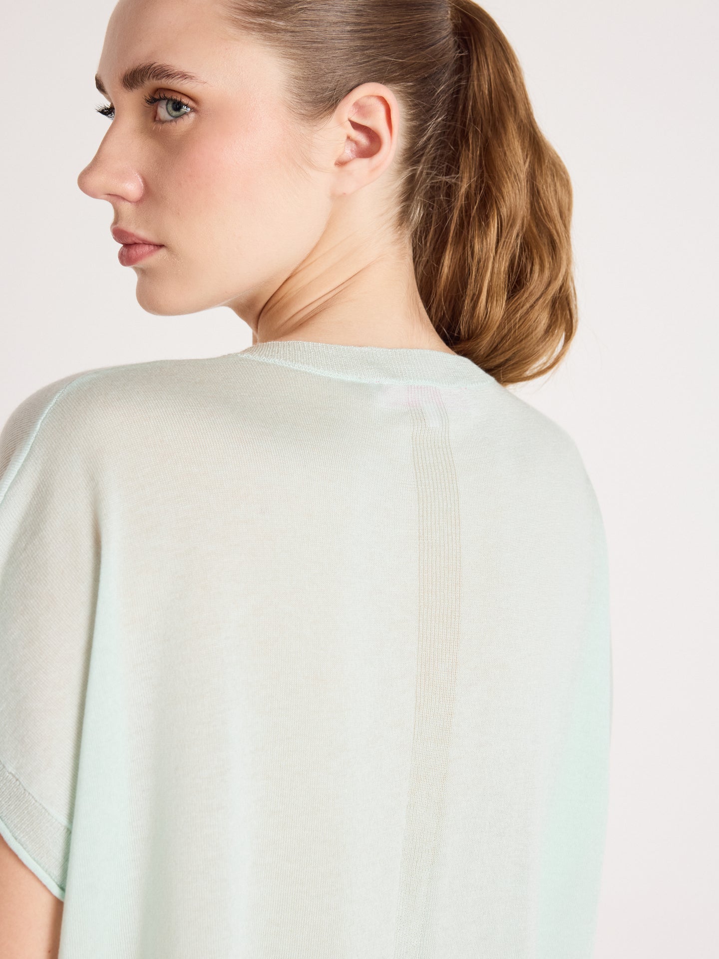 t-shirt miranda - lyocell cachemire - mint