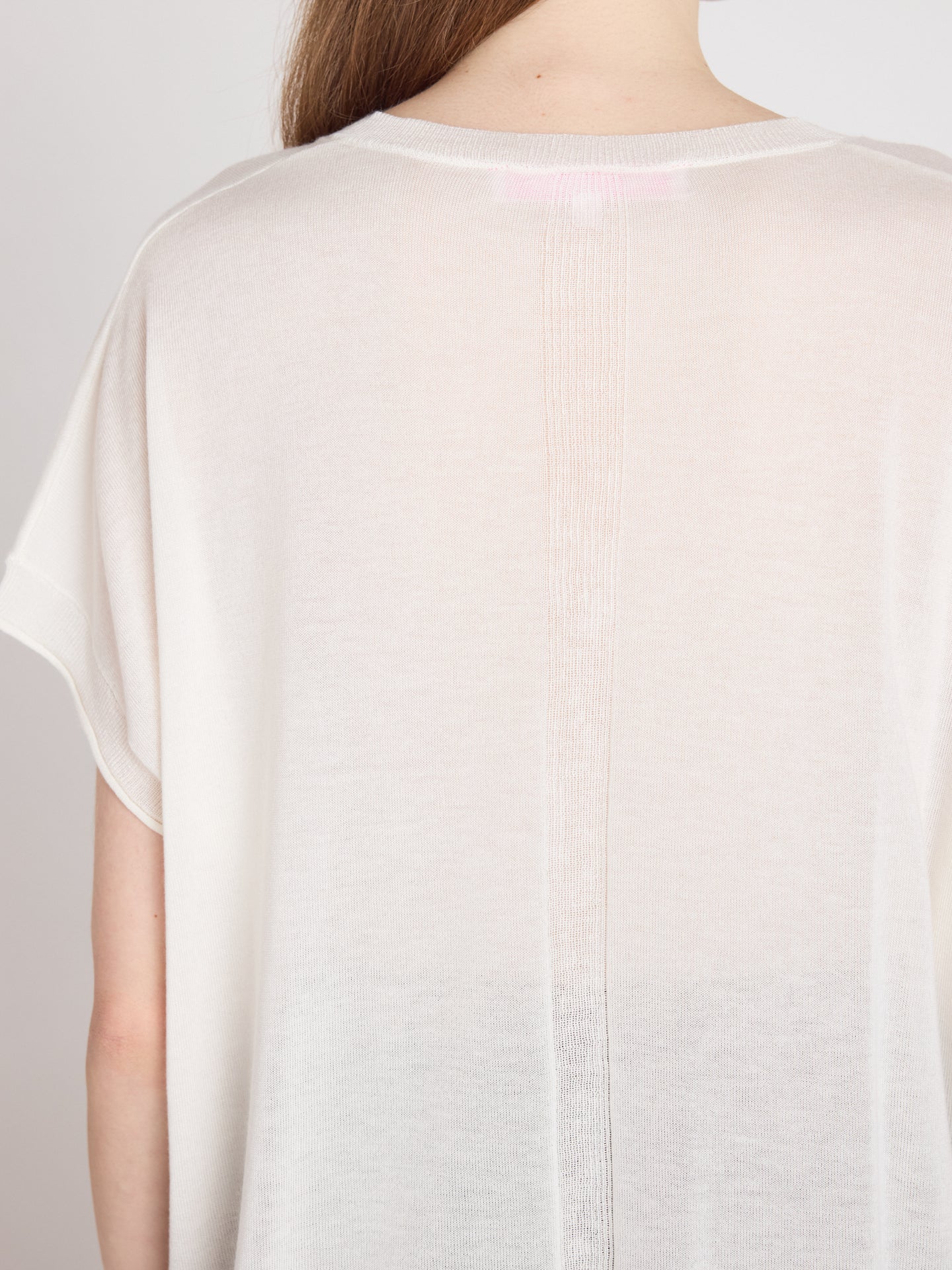 t-shirt miranda - lyocell cachemire - white