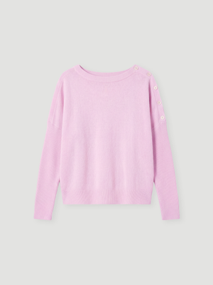 rafaella poncho jumper - cashmere - cherry blossom