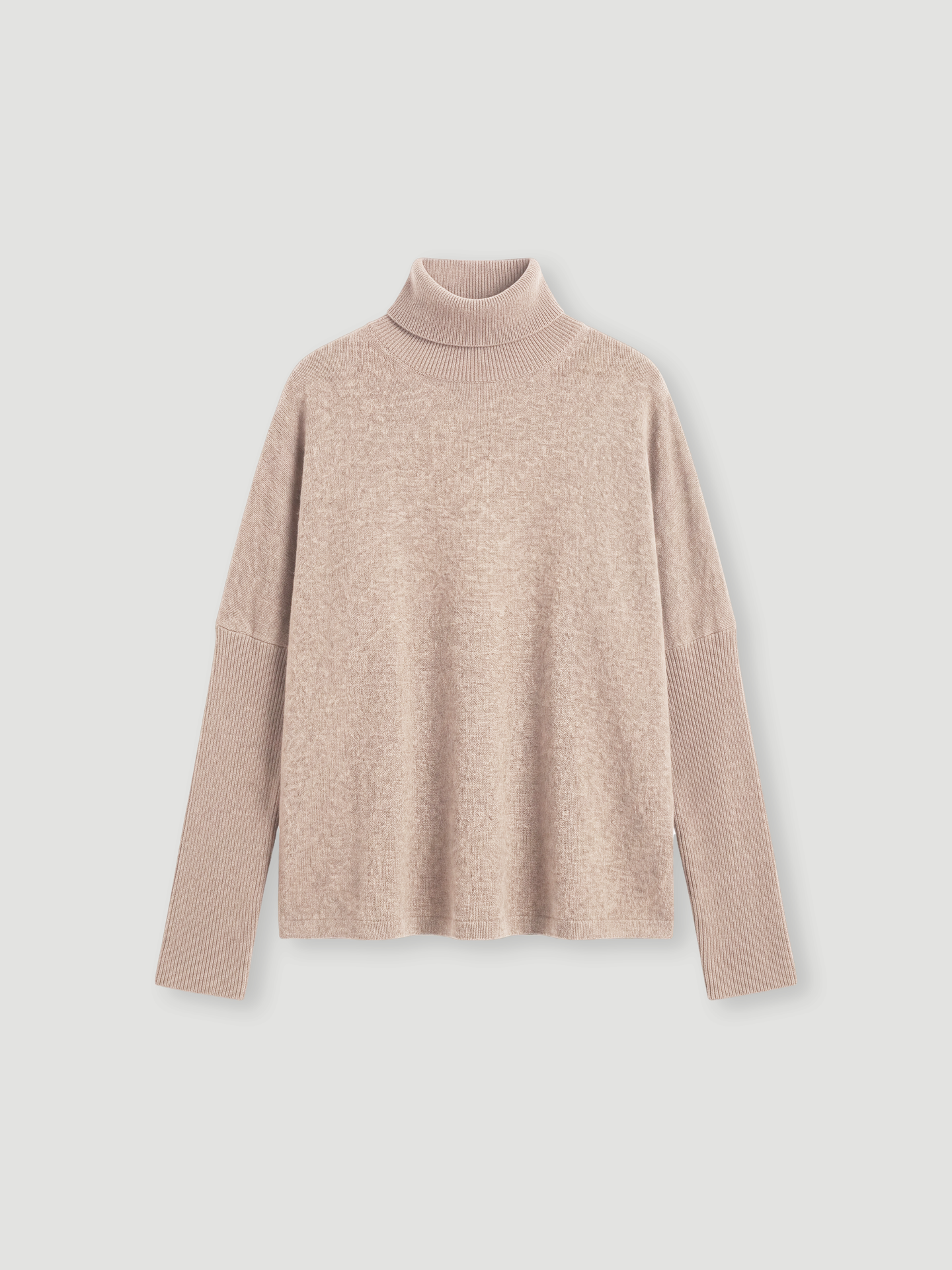 pull poncho clara - Cachemire - chestnut