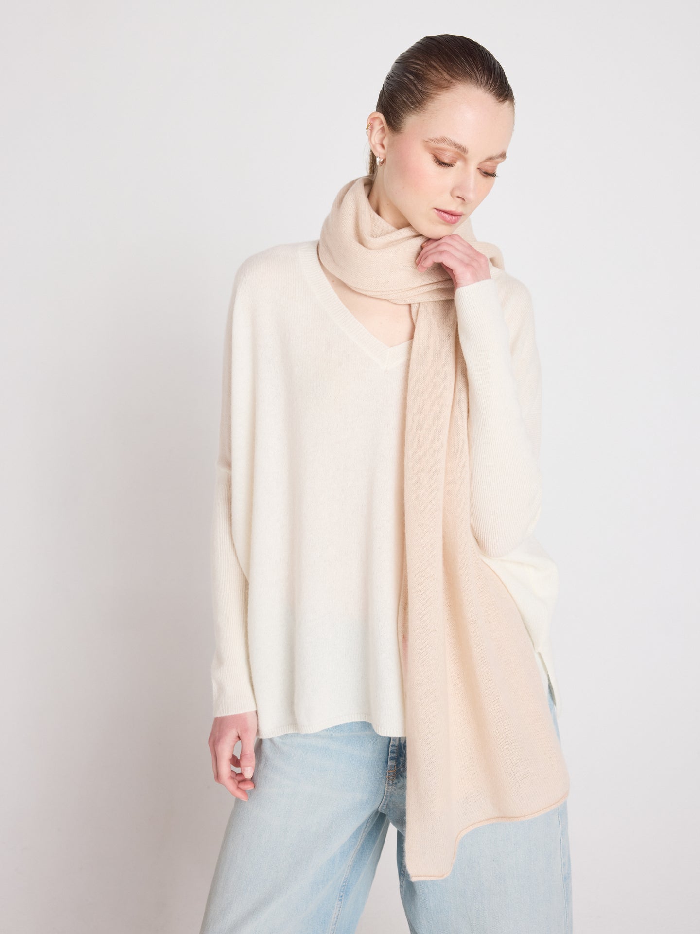 Unendlichkeit - Schal aus 100 % Kaschmir - shell