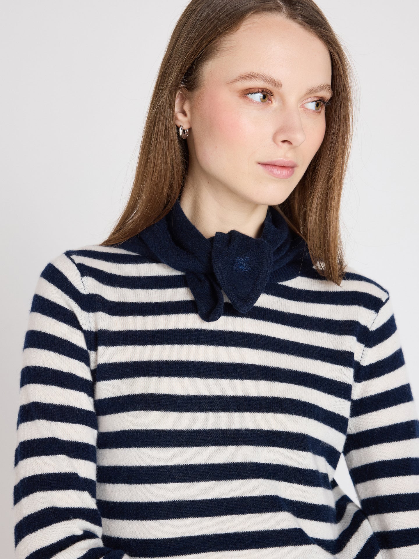 june - Bandana aus 100 % Kaschmir - Navy