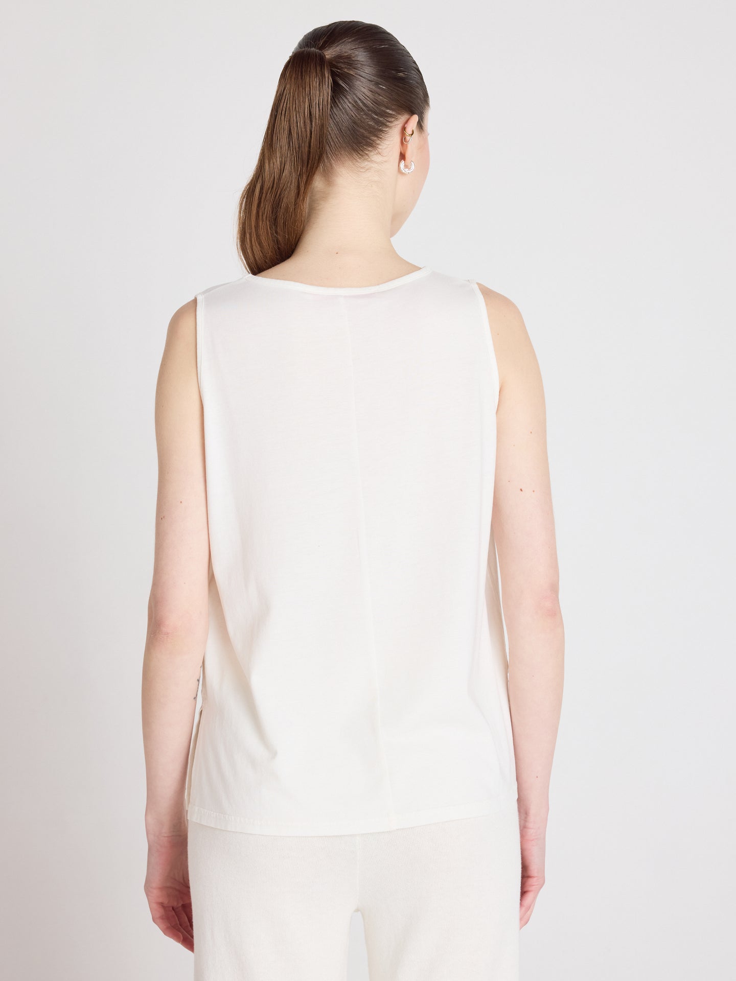 tanktop tess - lyocell en katoen - white