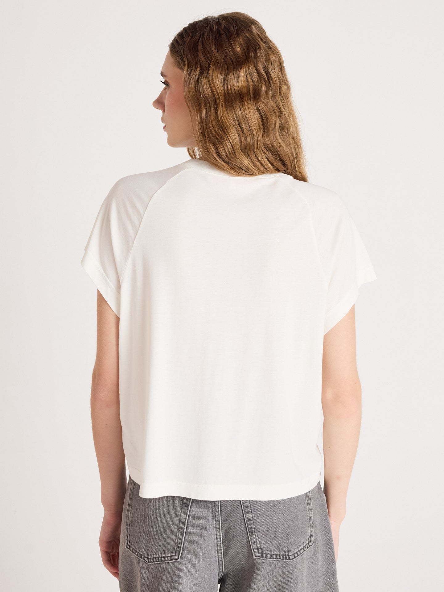 t-shirt tricia - lyocell coton - white