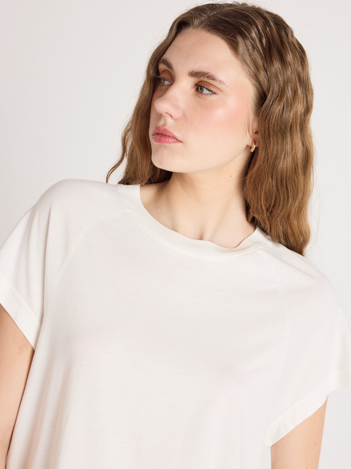 t-shirt tricia - lyocell coton - white