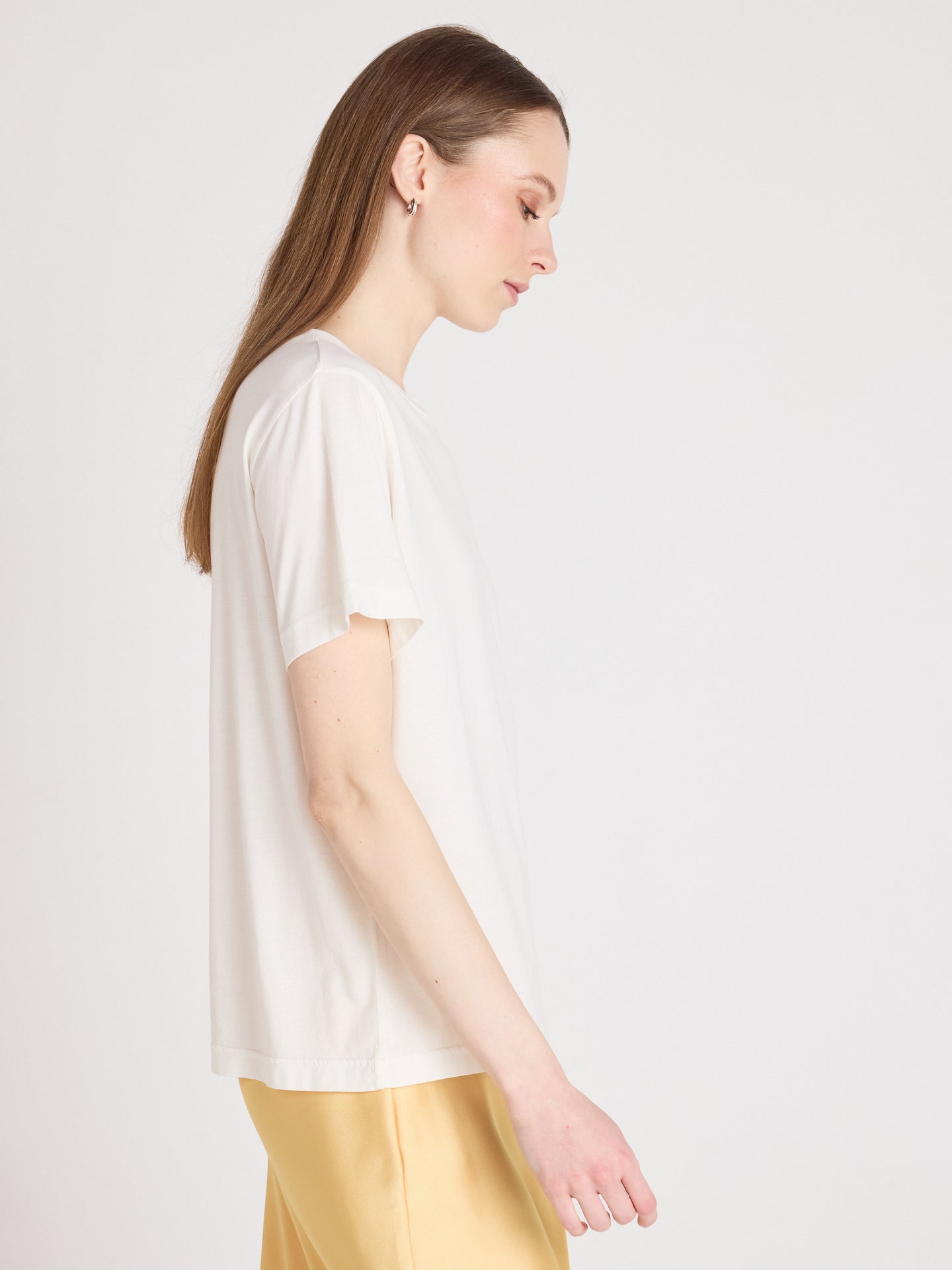 t-shirt nina - lyocell coton - white