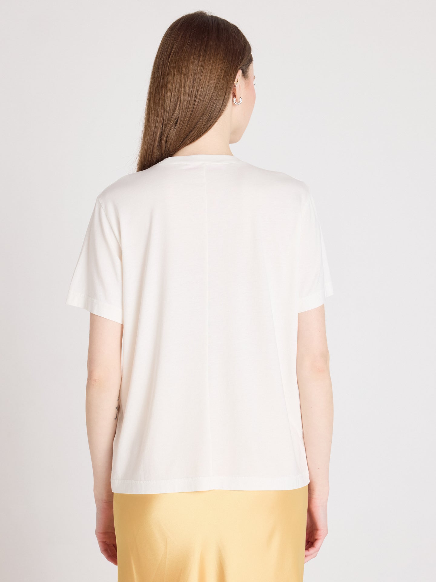t-shirt nina - lyocell coton - white